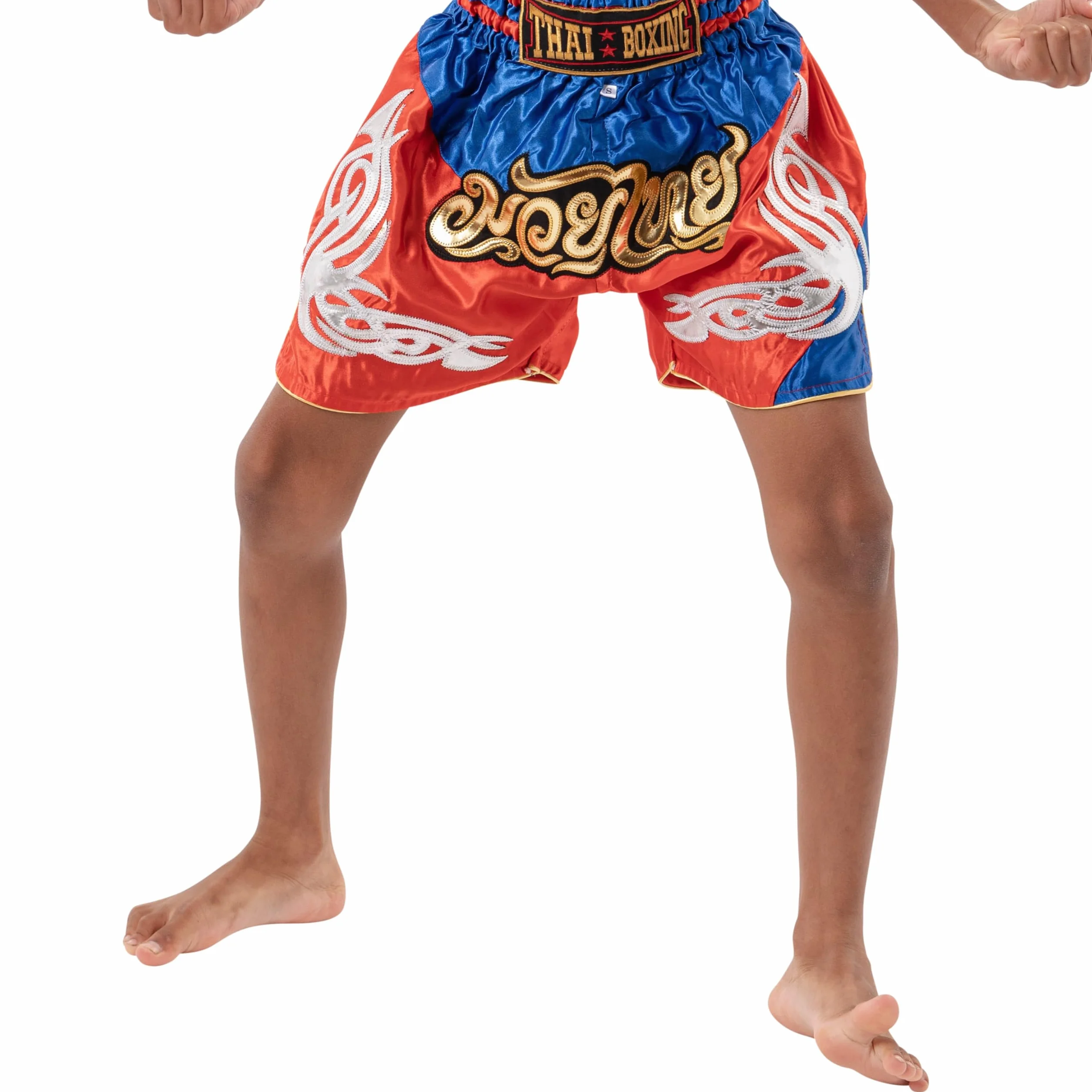 Pantalones Cortos de Muay Thai para Niños Boxeo Kickboxing MMA 2-12 Años