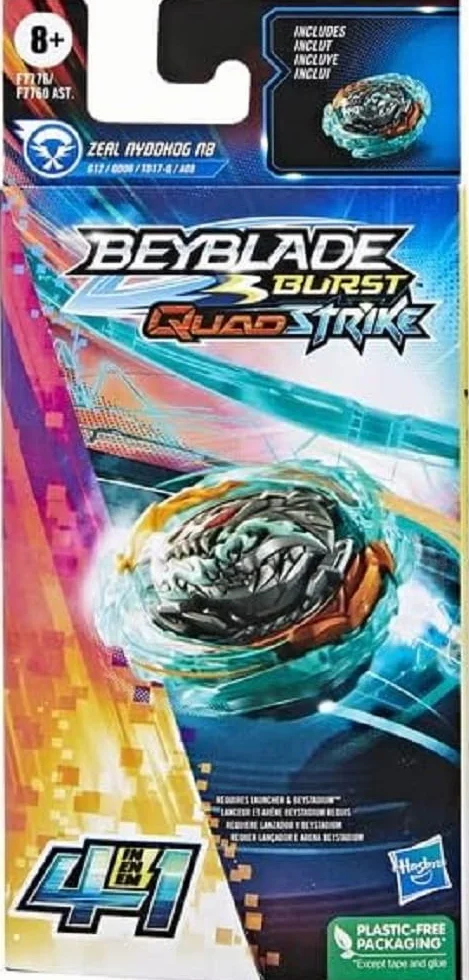 HASBRO EUROPEAN TRADING B.V. Beyblade Quadstrike Single - Modelo según disponibilidad