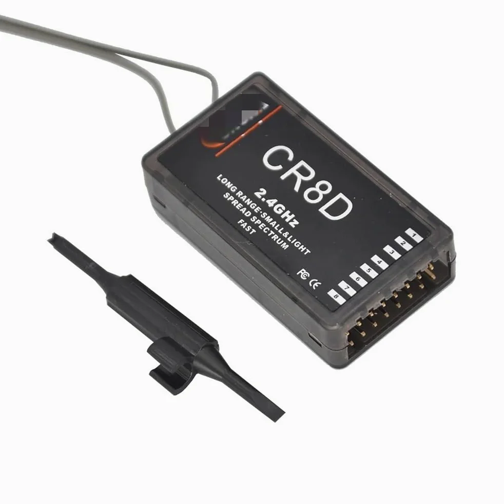 Receptor CR8D 2,4 GHz 8 Canales Compatible con módulo DSSS CT8F/CT8J /CT8Z/CT3F/ V2