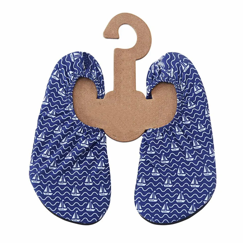 Zapatillas de Playa Antideslizantes para Niños, Azul, Talla 18-20