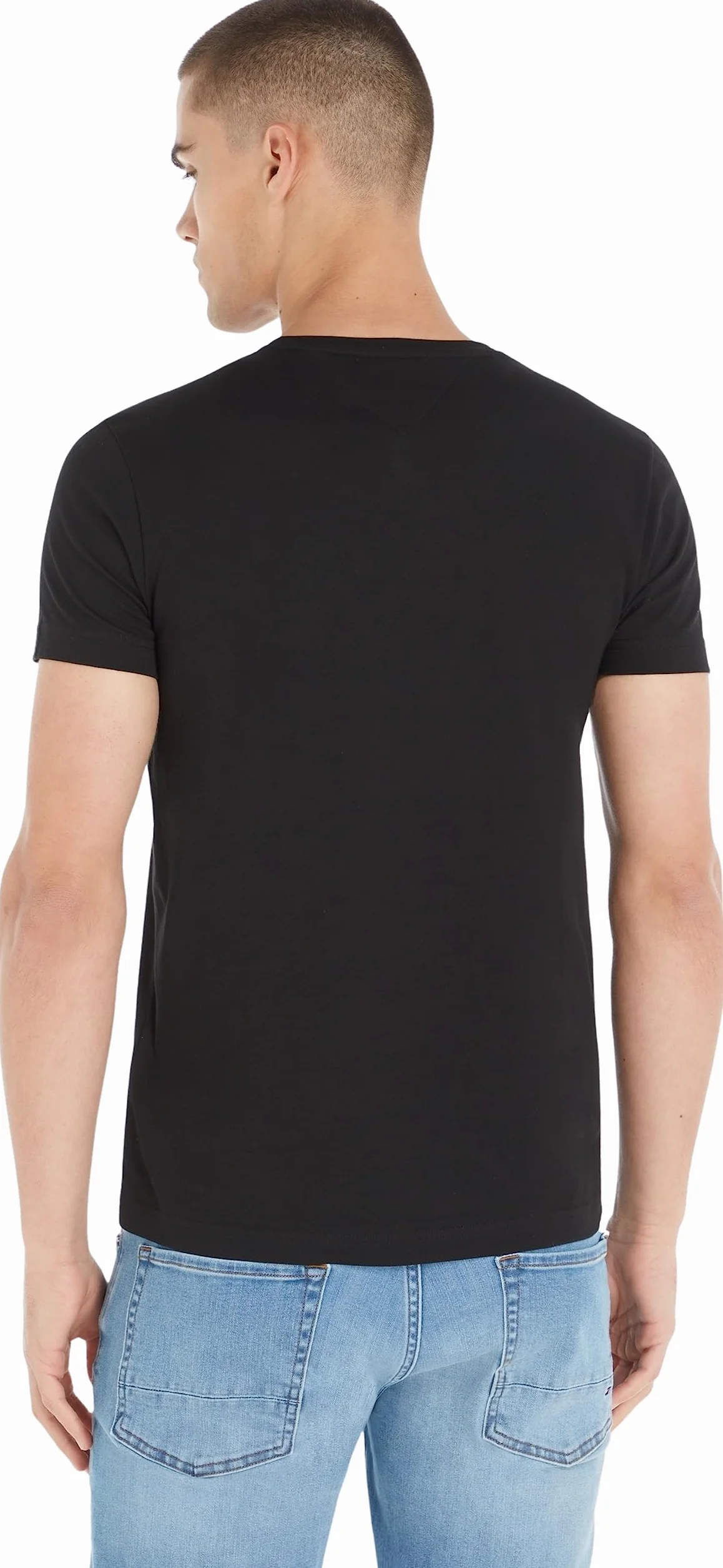 Tommy Hilfiger Camiseta Manga Corta Hombre Core Stretch Slim Fit