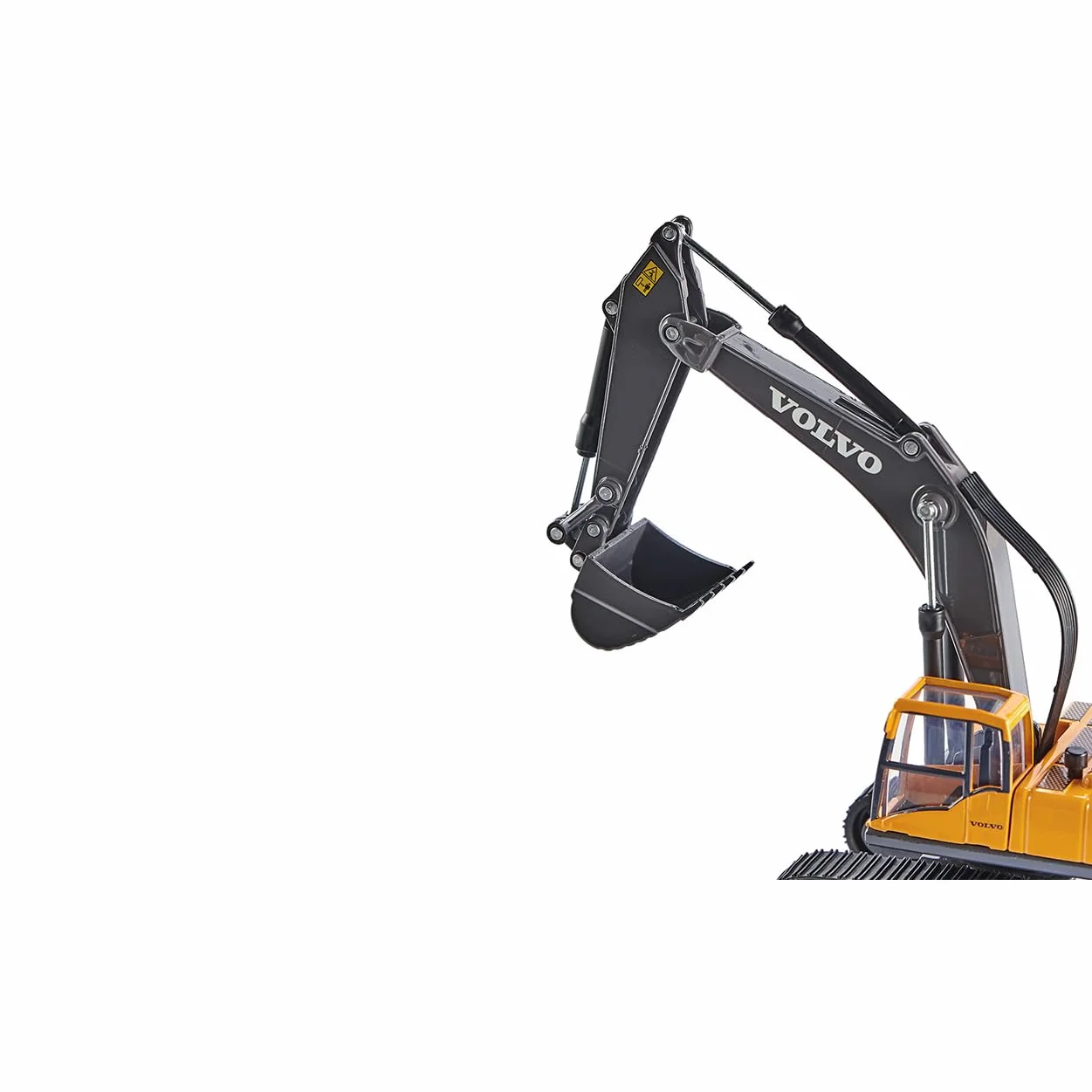 Siku 3535 Excavadora hidráulica Volvo, Brazo de Excavadora Funcional, 1:50, Metal/Plástico, Amarillo