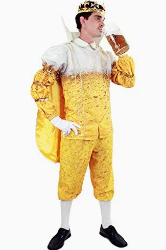 shoperama Disfraz de carnaval para hombre, diseño del Rey de Carnaval, despedida de soltero, talla 58