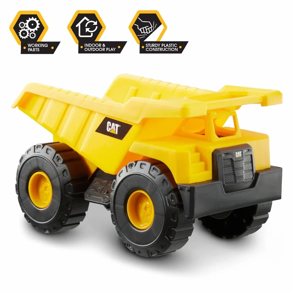 CatToysOfficial Set de Vehículos de Construcción de Juguete | Camión Volquete, Pala Cargadora, Excavadora | Partes Articuladas | Cat Toy Regalos y Juguetes para Niños de 3 Años o Más