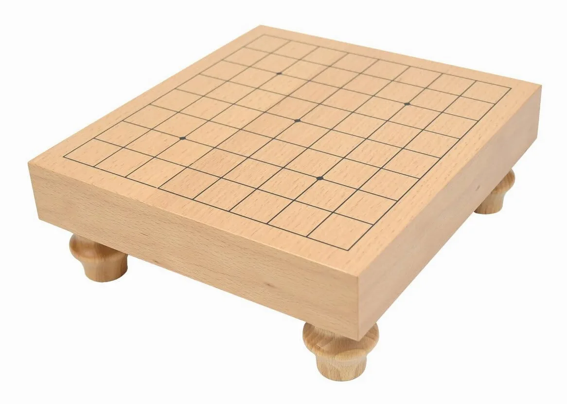 9 x 9 Go Board with Legs (36mm Thick, Beech Wood Veneer, no Stones)