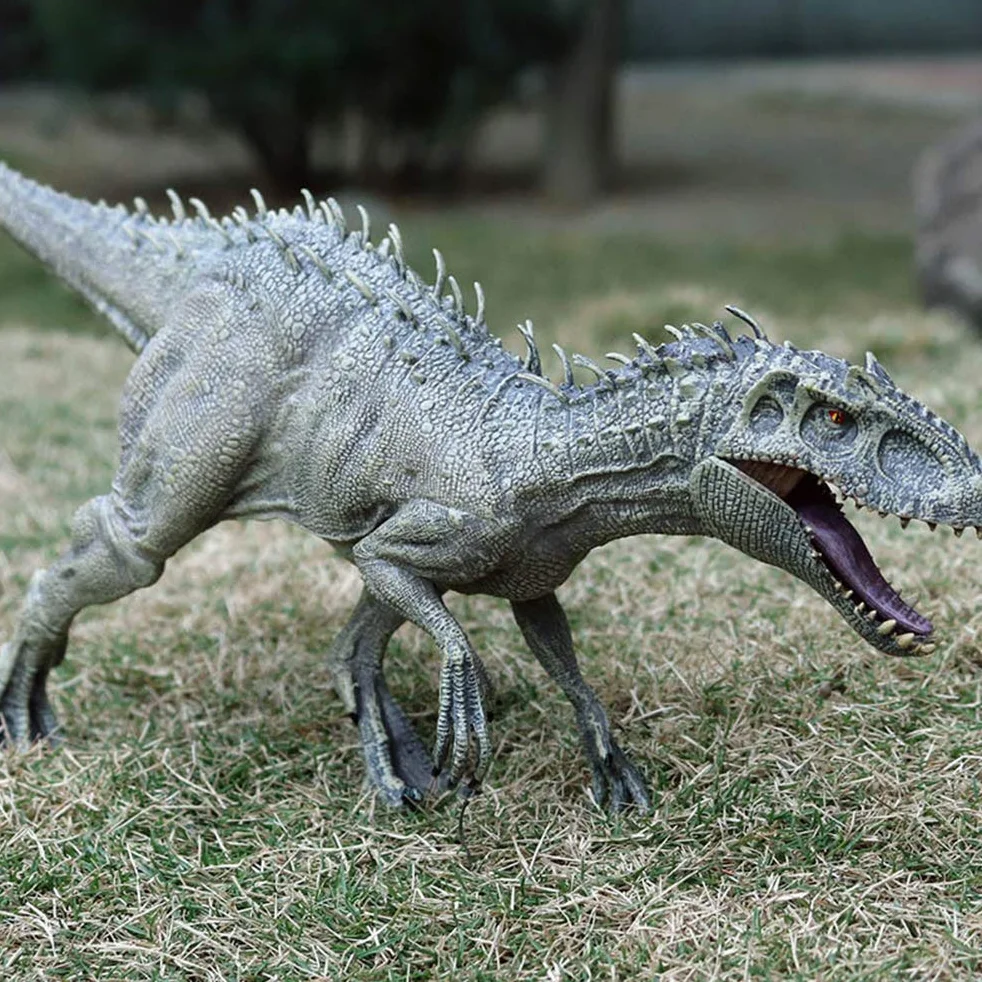 Realista Jurásico Indominus Rex Figura de Acción Boca Abierta Dinosaurio Juguete Regalo