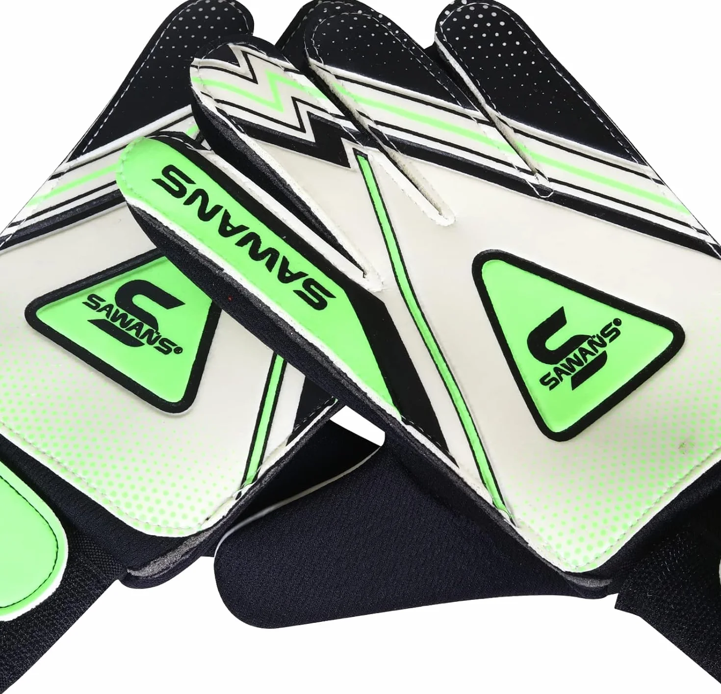 SAWANS Guantes de Portero Fútbol para Niños Jóvenes Adultos Protección Soporte Dedos Muñeca