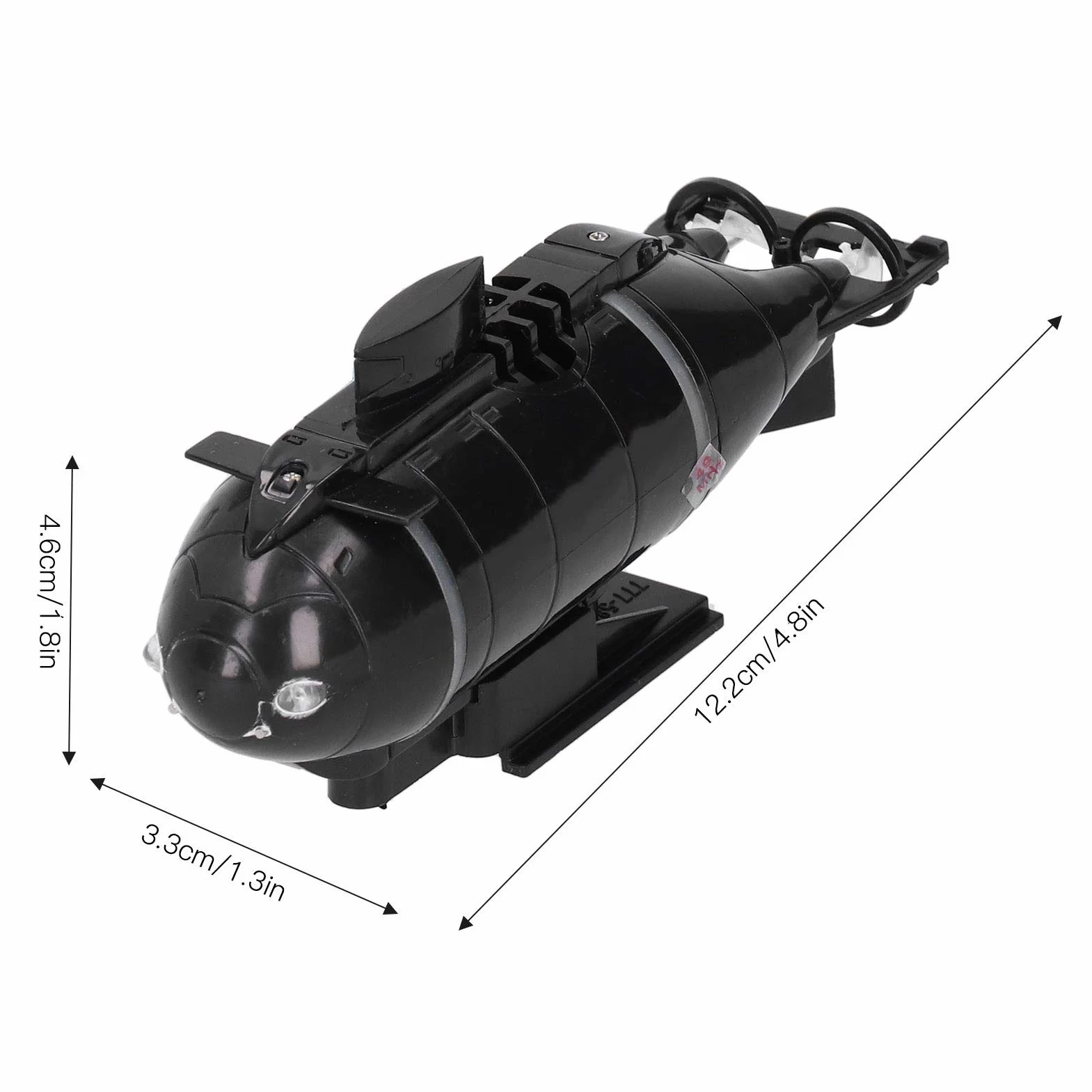 Submarino de Control Remoto, Submarino RC de 6 Canales con Controlador 2.4G, Modelo de Alta simulación para niños y niñas Ideal para Juegos de bañera o Piscina