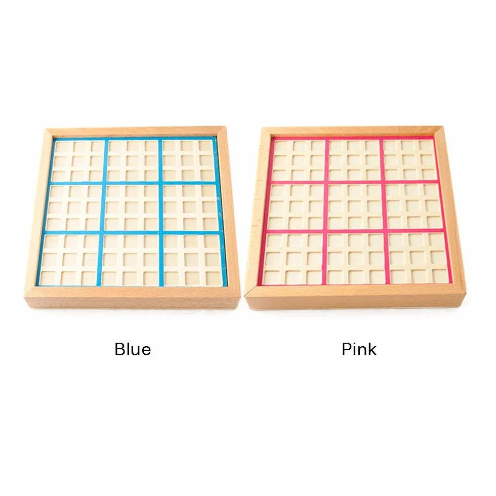 Lixada Juego de Rompecabezas de Madera Sudoku con Cajón