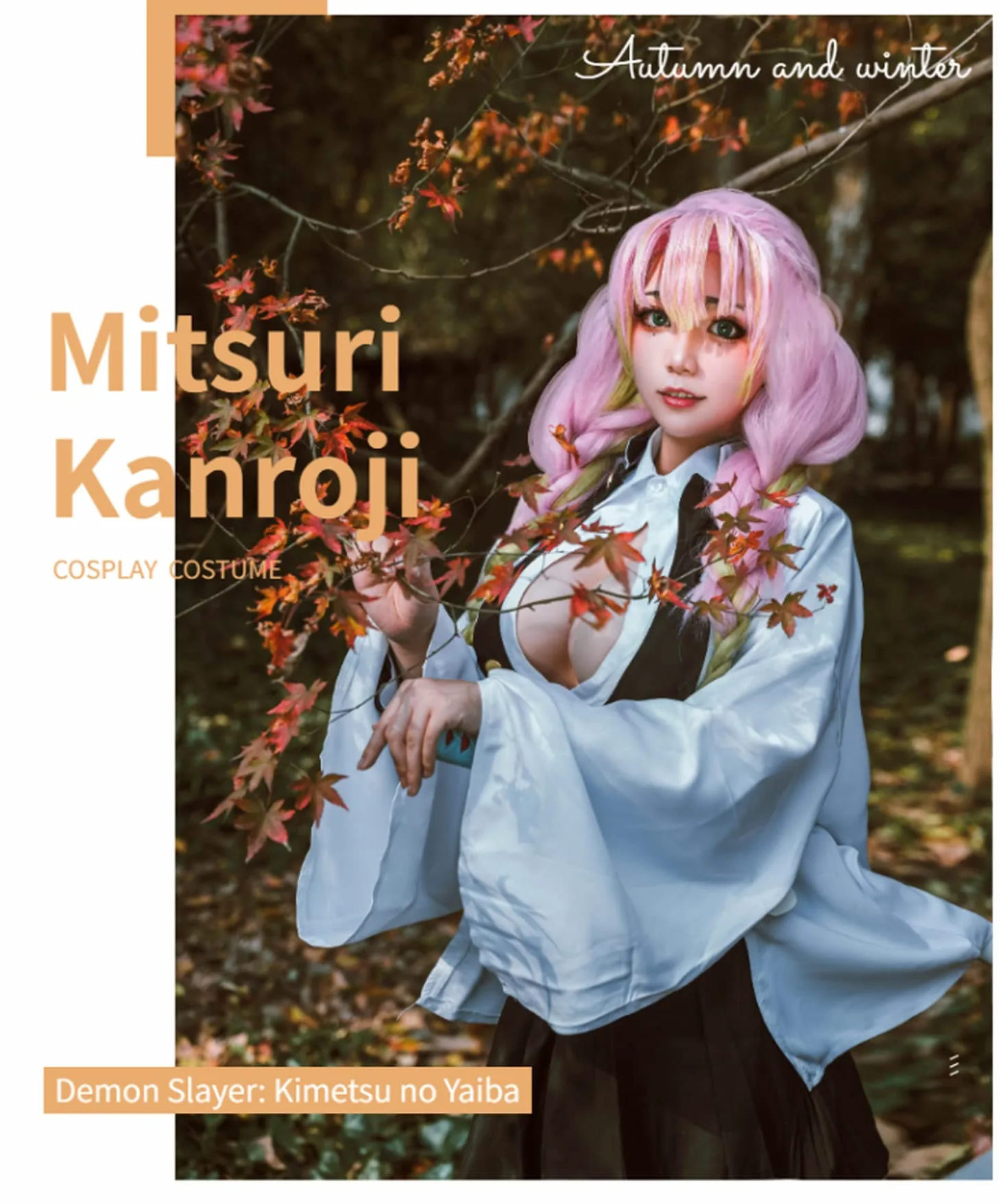 Fiamll Tanjirou Zenitsu Giyuu Disfraz de cosplay para anime japonés, kimono, demonio, disfraz de Halloween