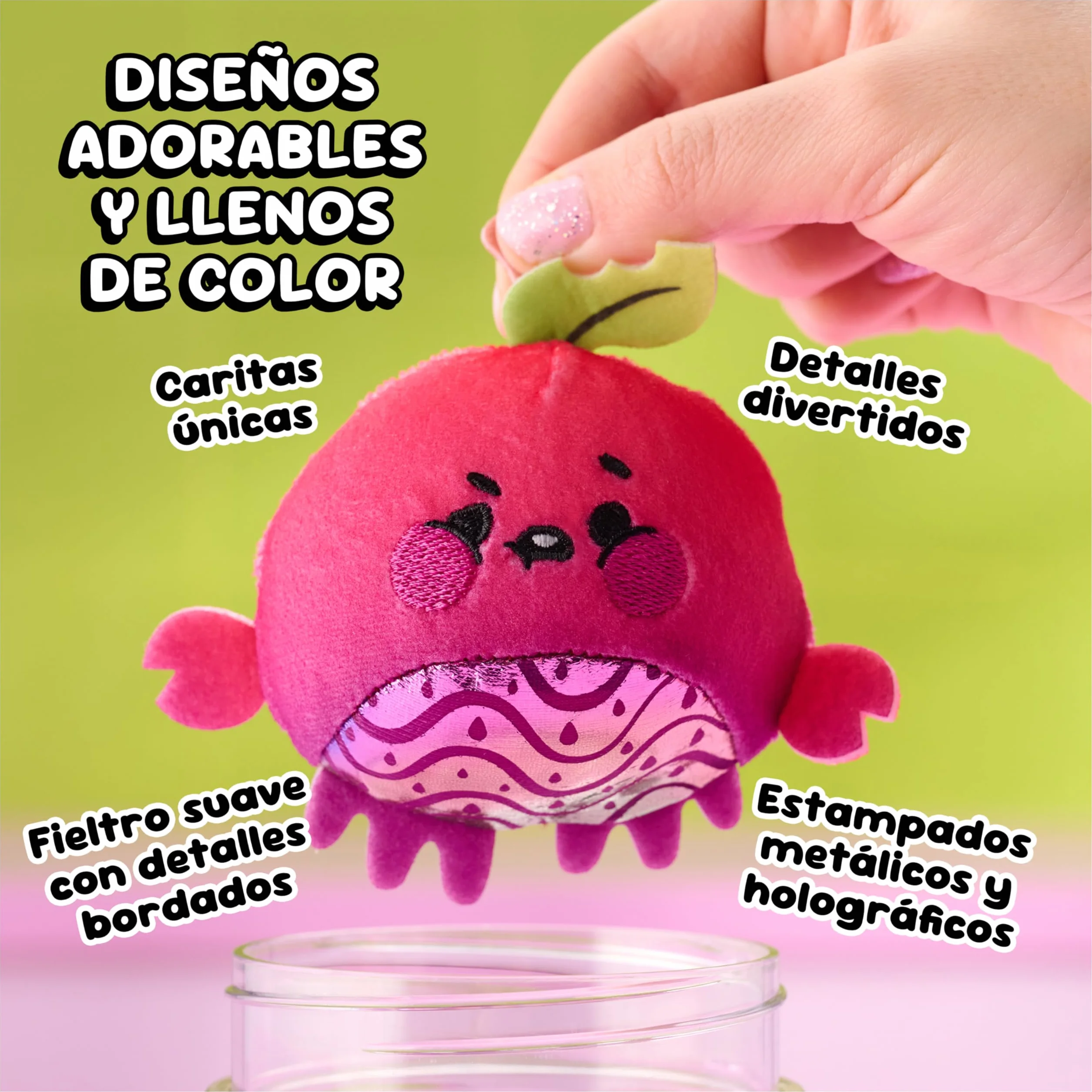 Magic Jellykins Peluche Sorpresa Mágico en Frasco que se Activa con Agua - 20 para Coleccionar - Juguetes Niñas 5 Años + Regalo