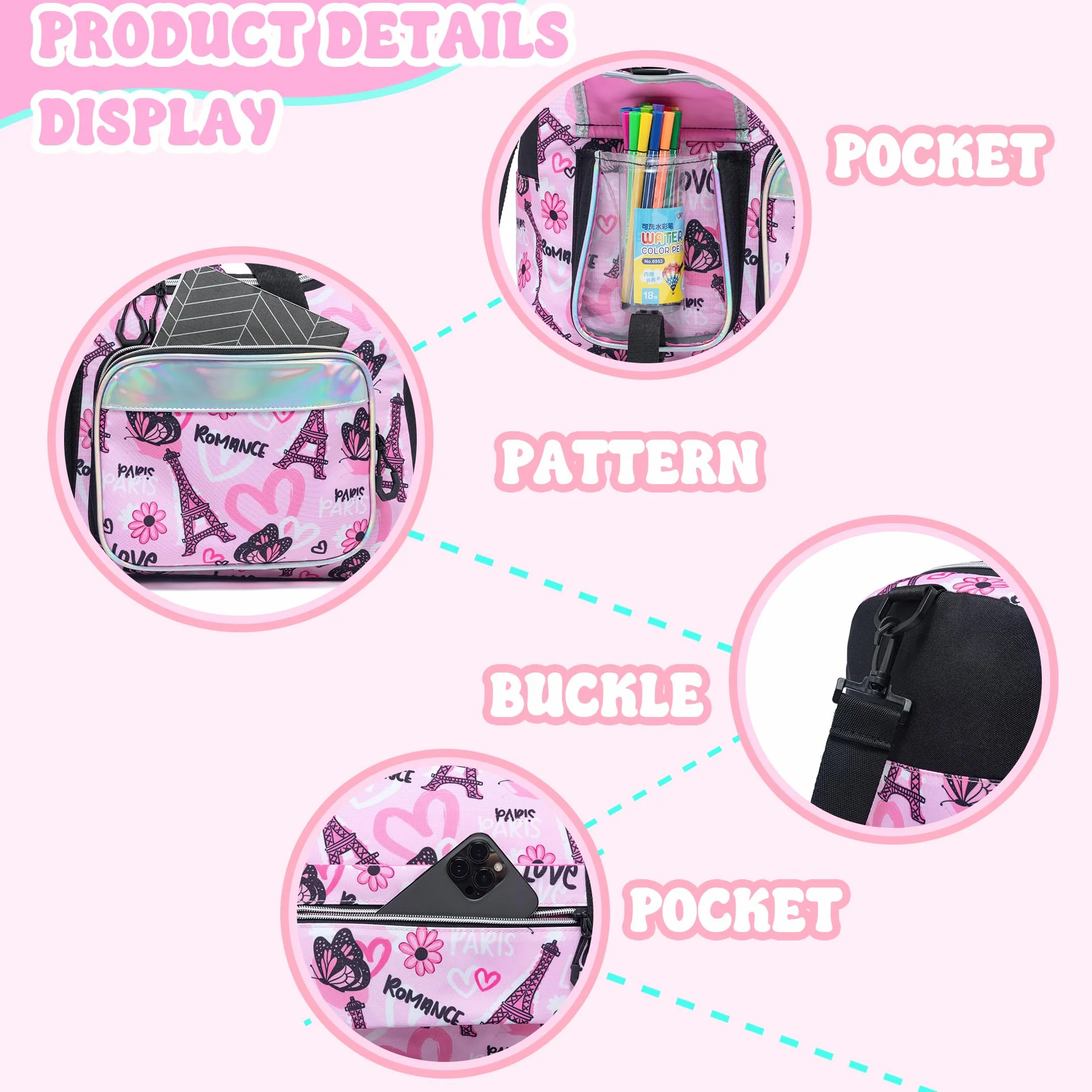 Bolsa Ballet Niña Compartimento Zapatos Piscina