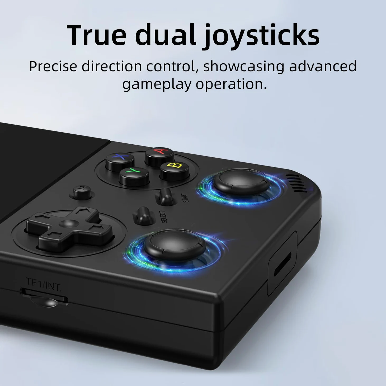 RG35XX Pro - Consola de juegos de mano retro, RG 35XXPro, compatible con salida de TV HDMI, 5G, WiFi, Bluetooth 4.2, pantalla IPS de 3.5 pulgadas, sistema Linux integrado, tarjeta TF 64G 4353 juegos