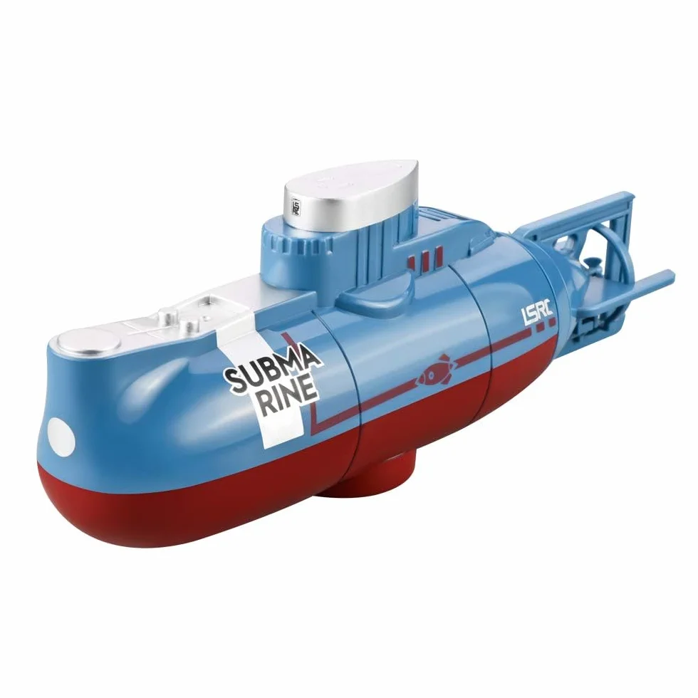 OBEST Mini Submarino Teledirigido Barco, 6 m/Min Simulado RC Submarino Atómico, 360 ° Giratorio Modelo de Barco de Buceo de Alta Velocidad, Juguete de Agua Eléctrico Regalo para Niños a Partir de 8