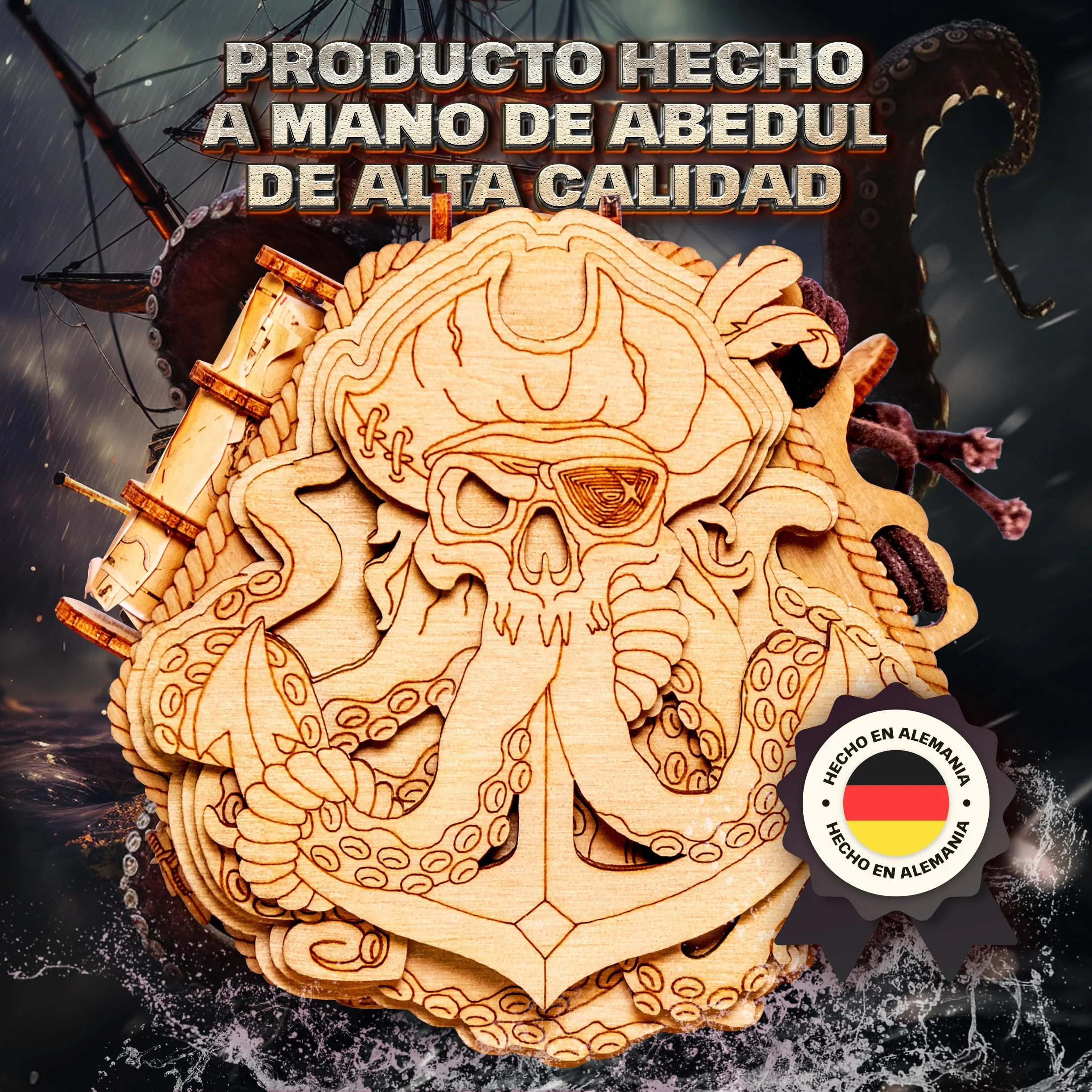 ESC WELT La Caja de Rompecabezas Blackbeard's Compass - Escape Room en una Caja - Acertijo - Juego de Adivinanzas - Rompecabezas para Niños