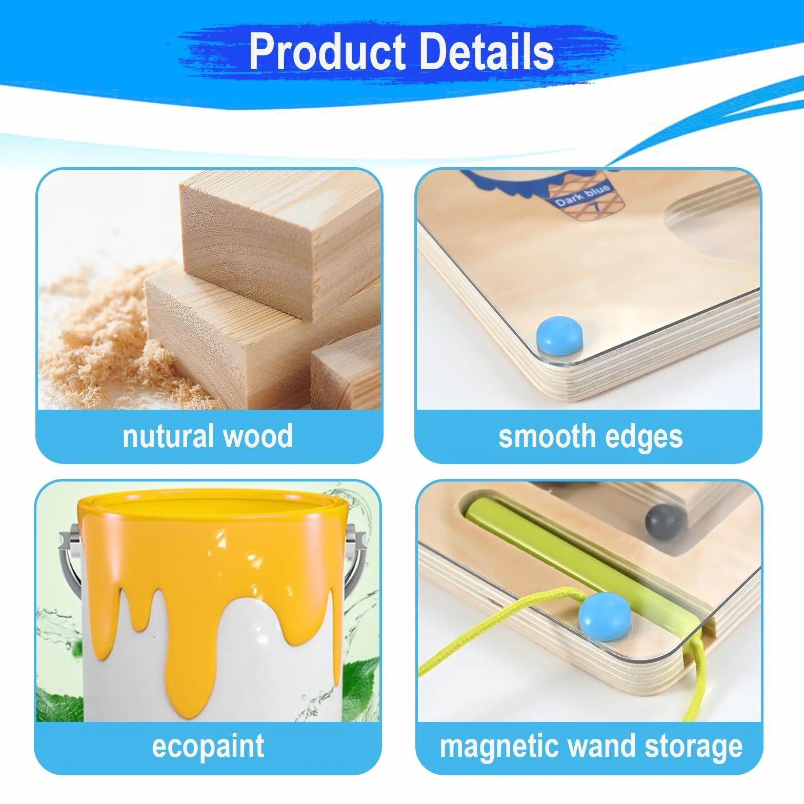 Wooderma Juguetes Niños 2 3 4 5 Años, Juguetes Montessori Laberinto Magnetico de Colores y Números con Caja Regalo, Niña y Niño, Juegos Educativos Niños o Brinquedos 2 3 4 5 Años