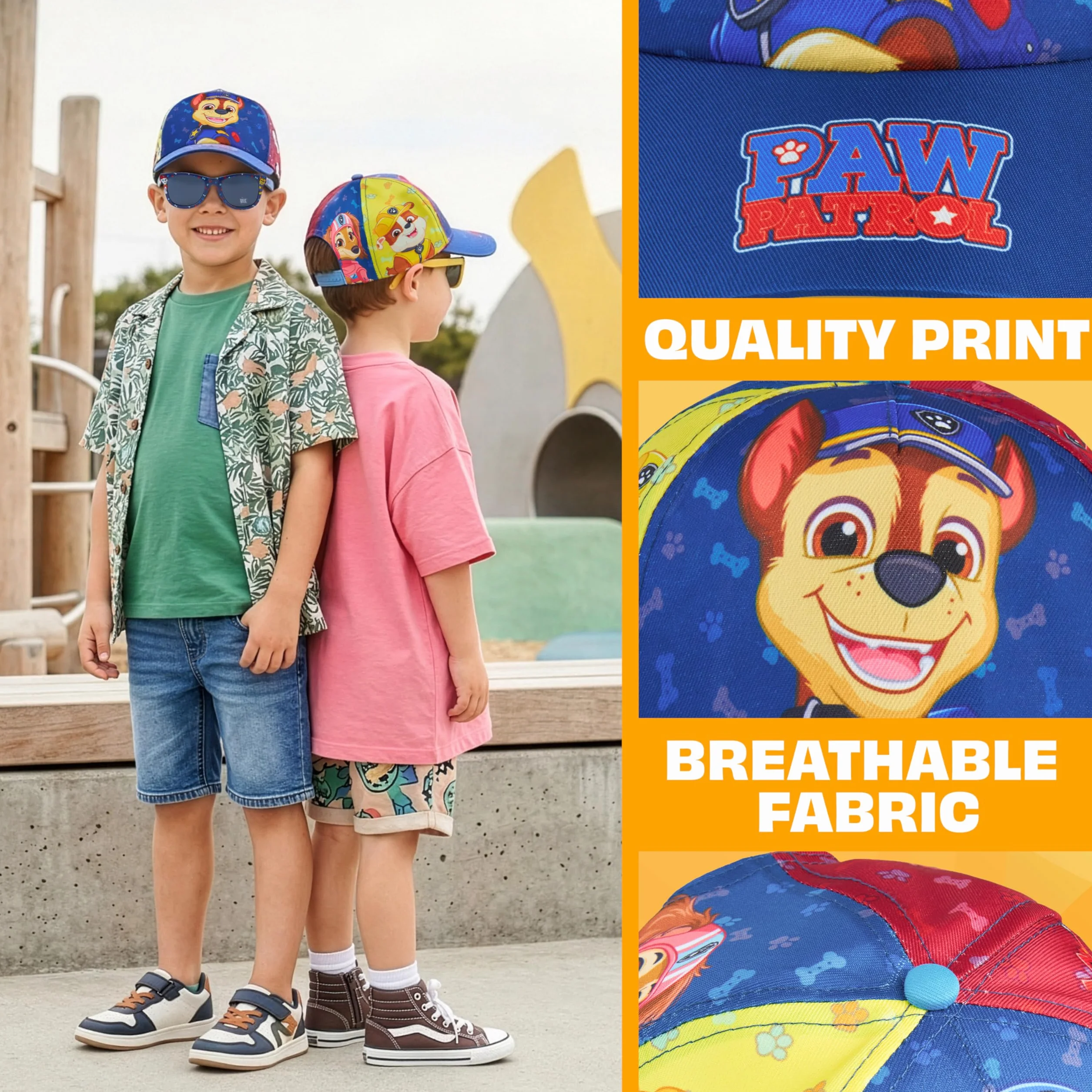 Paw Patrol Minions Gorra Infantil Ajustable Gafas de Sol UV 400 Conjunto Verano Niño Accesorios