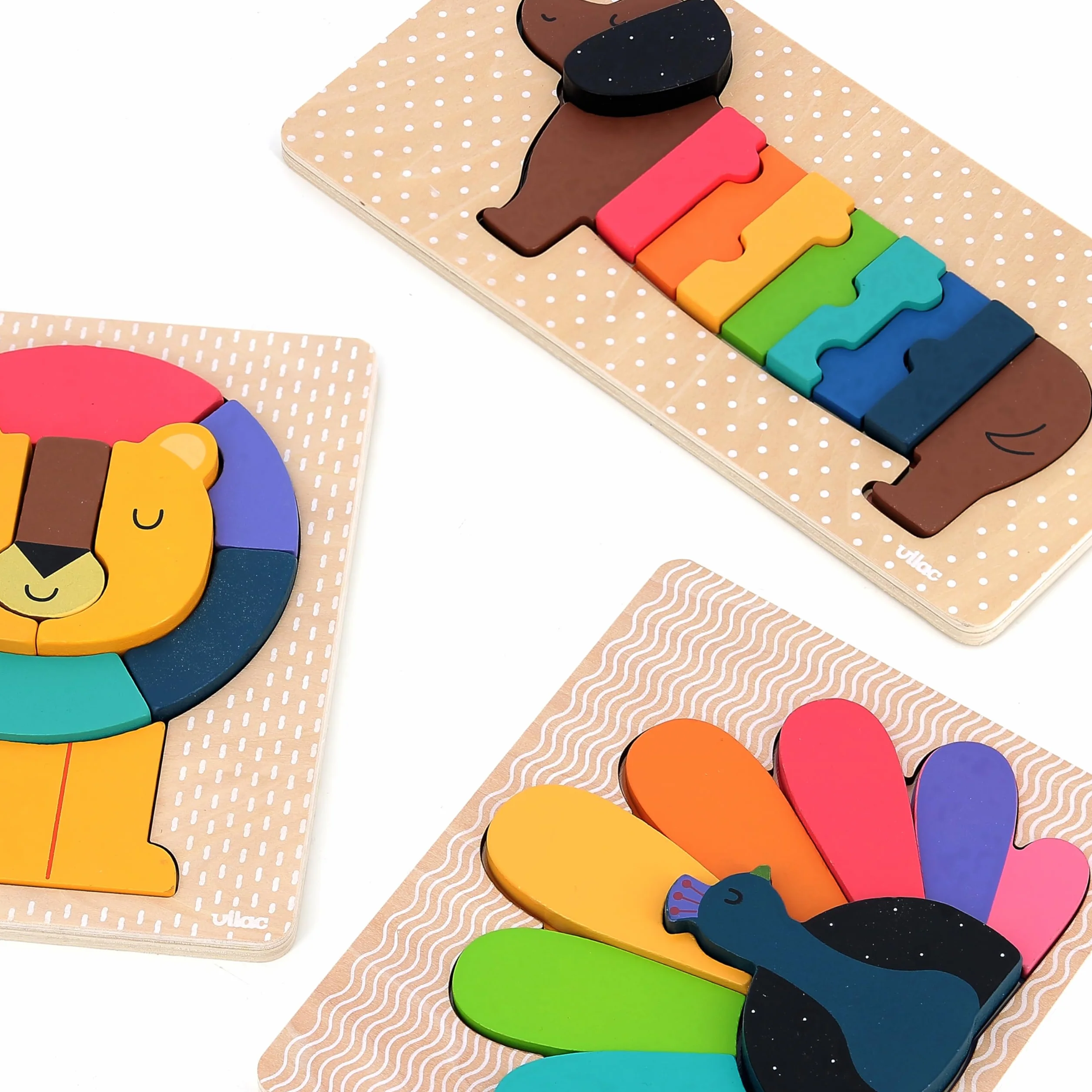 Nattou Animales Rompecabezas Multicolor Grand Vilac VIL7413