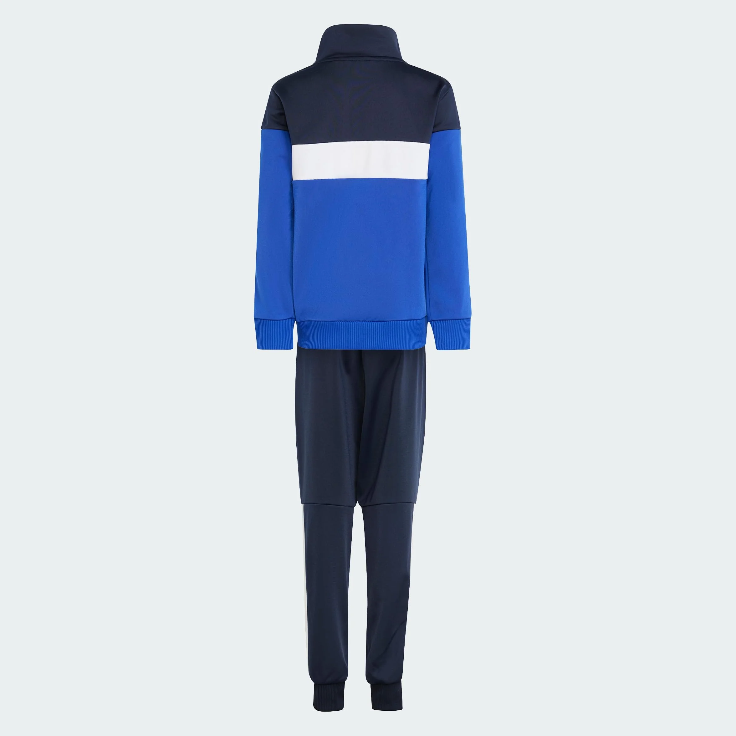 adidas Tiberio 3-Stripes Colorblock Shiny Track Suit Kids