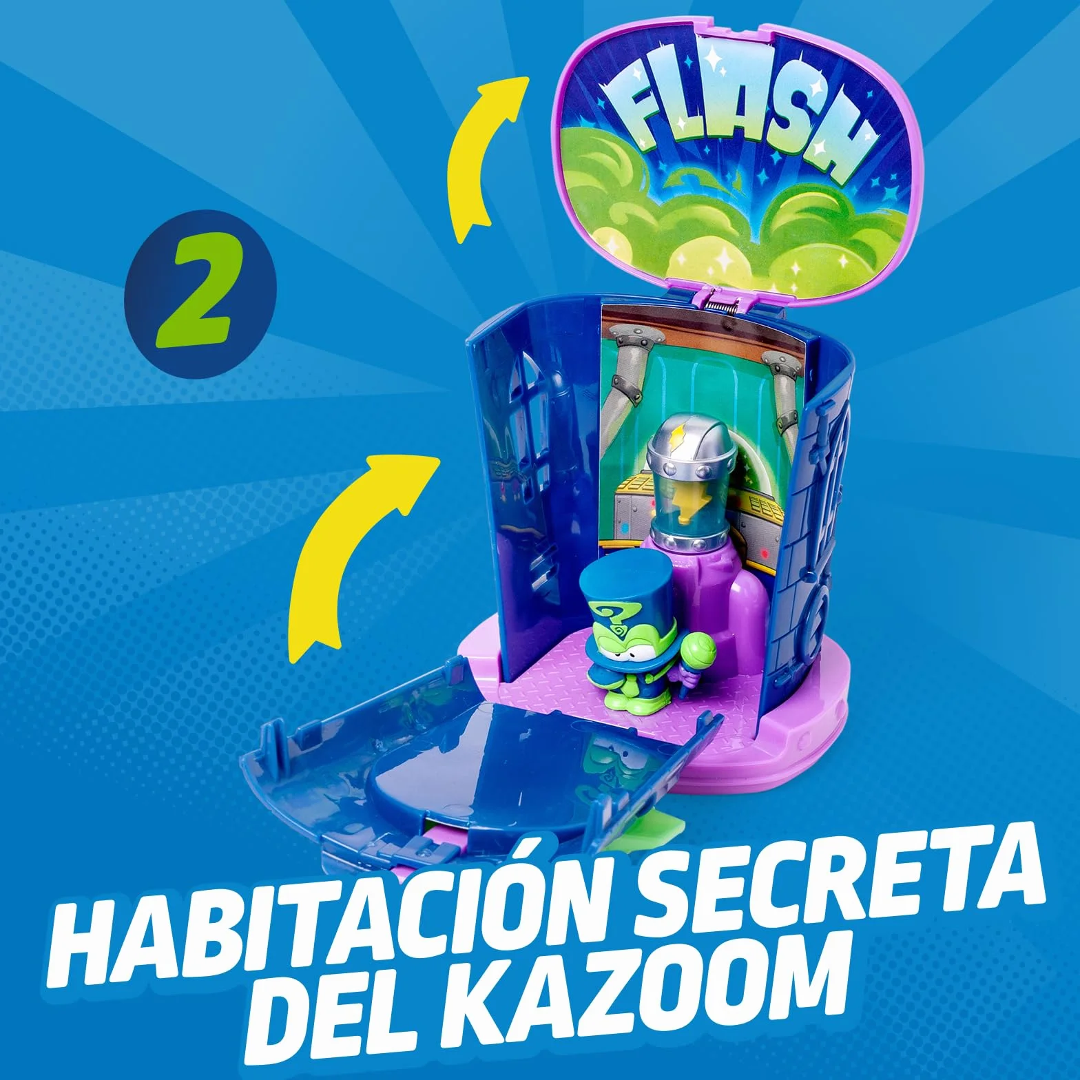 SUPERTHINGS KAZOOM Power Hidden Base Enigma - Guarida de Enigma Serie TV