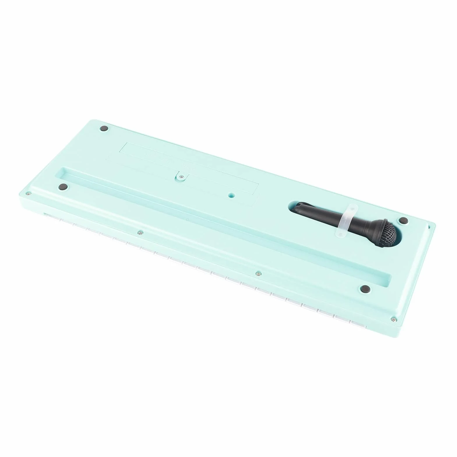BF-3738C piano eléctrico con teclado de 37 teclas con micrófono y teclado musical y regalo de juguete para principiantes, niños y estudiantes(Azul)