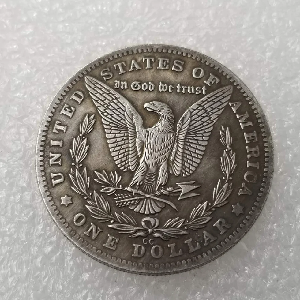 DDTing Las mejores piezas de la serie Morgan de los dólares estadounidenses, moneda modificada de 1881, colección de monedas antiguas, dólares estadounidenses