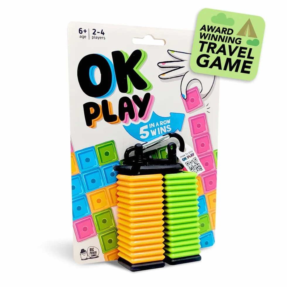Big Potato Ok Play Juego Ganador de múltiples premios para niños y Adultos | Gran Juego de Viaje para 2-4 Jugadores (con Instrucciones en español)