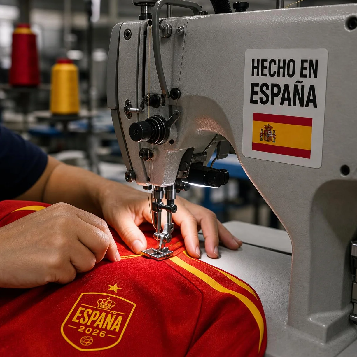 Camiseta Roja ¡Vamos España! 2026 Mujer y Niña Exclusiva