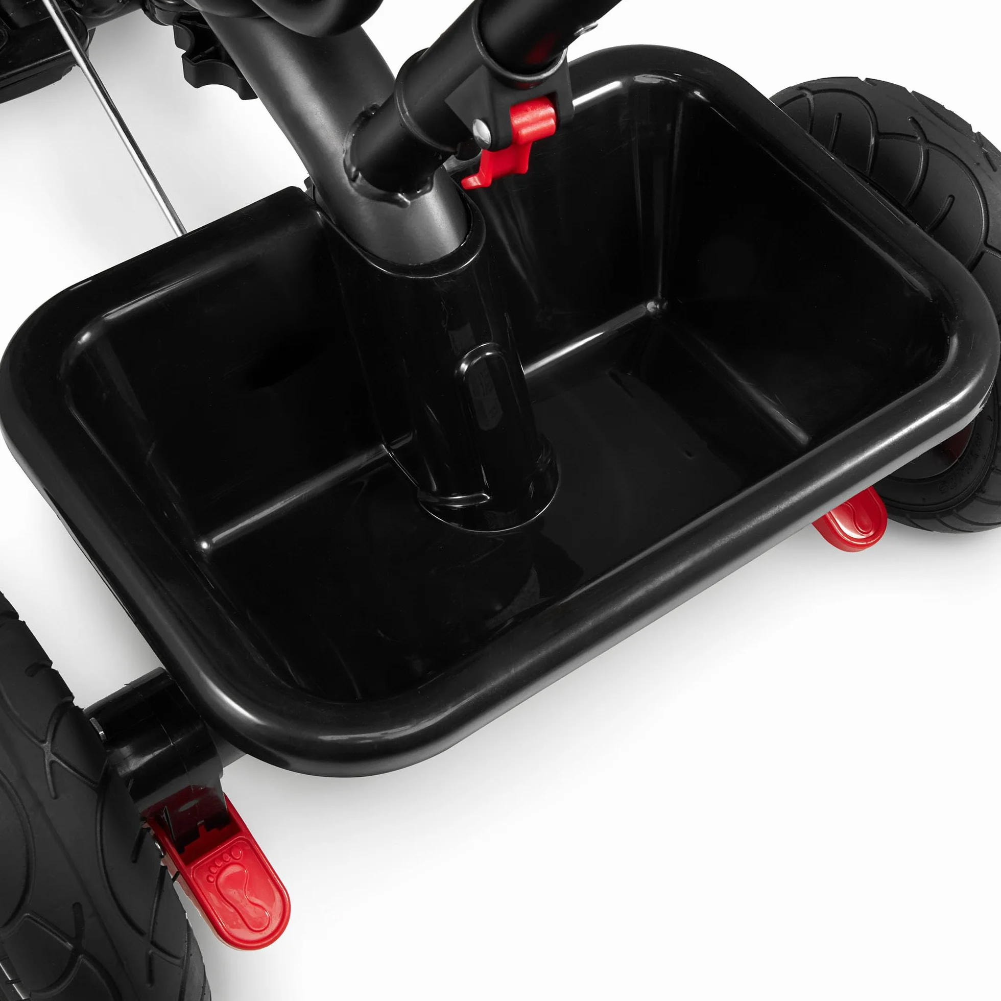 HyperMotion Triciclo Infantil con Manillar para Padres - Bici Bebé 1 Año Evolutiva hasta 20kg - Modelo Similar Kinderkraft con Barra de Empuje - Saltador Bebe Gris
