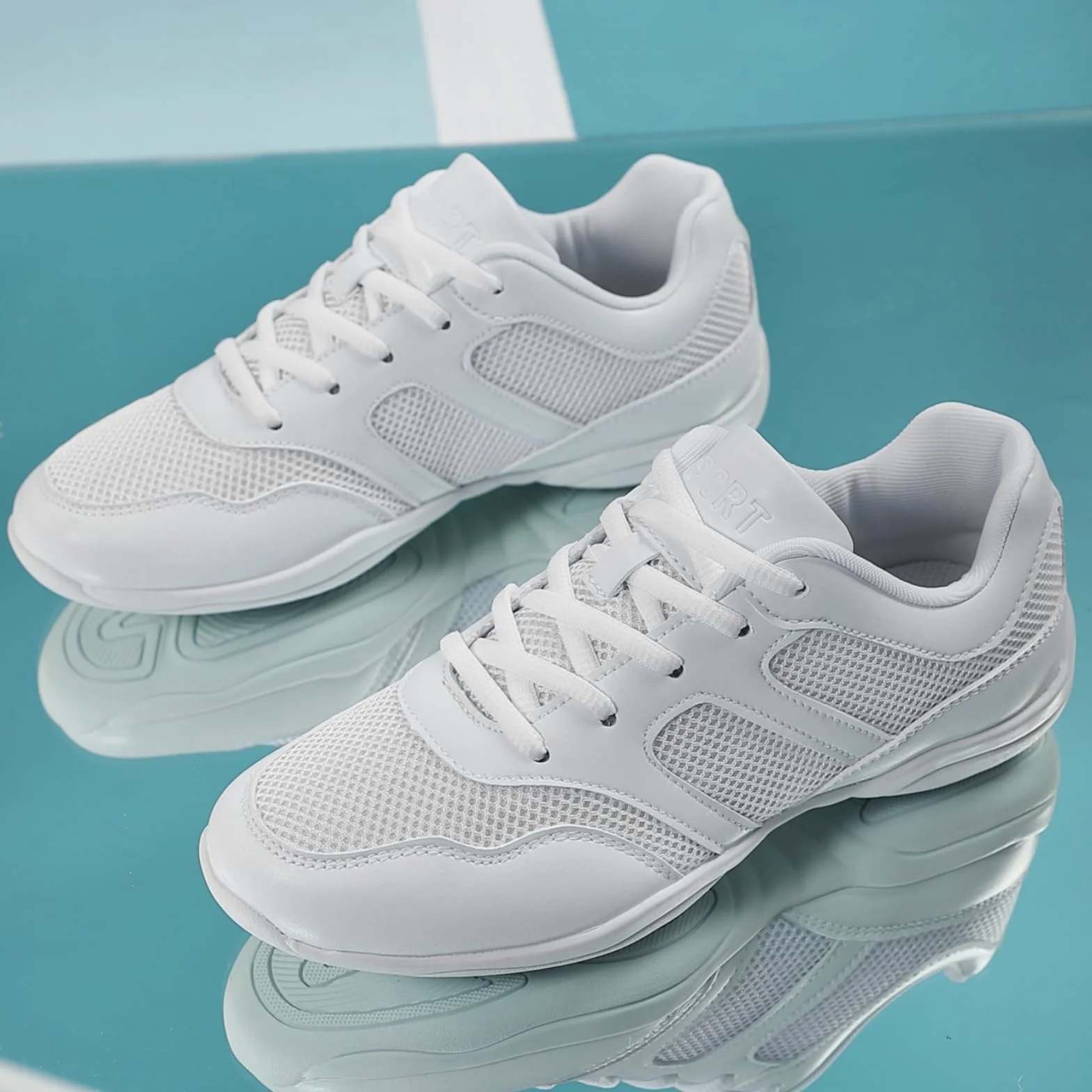 Zapatos de Animadora para Niñas Juventud Entrenamiento Atlético Tenis Transpirable