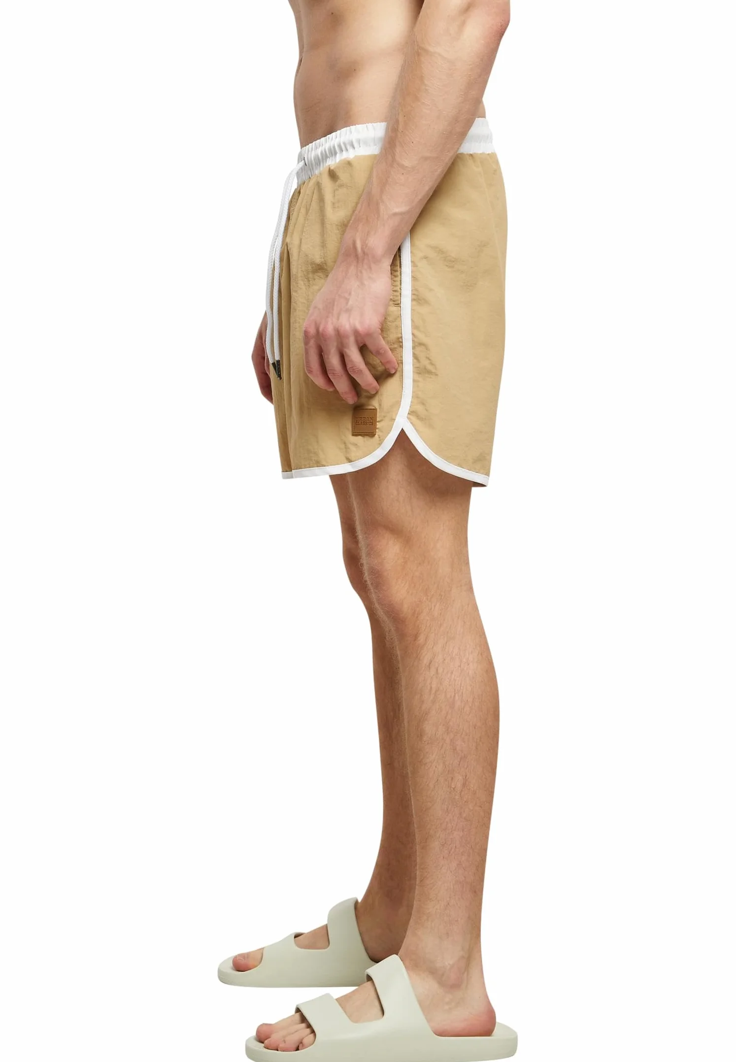 Urban Classics Retro Bañador Hombre Gris Marengo