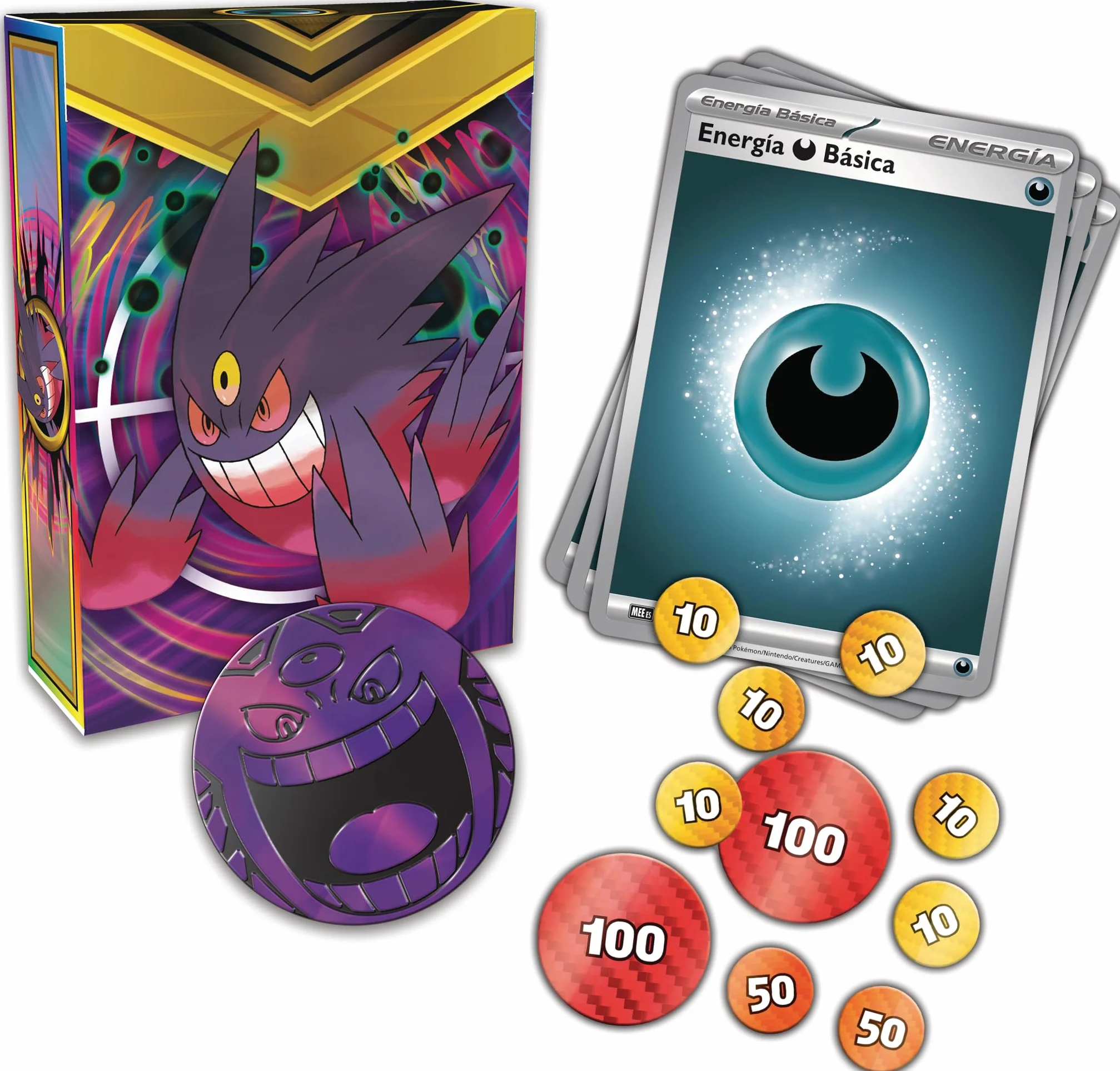 Pokémon: Baraja Megacombate de Mega-Gengar ex de JCC Pokémon (1 baraja de 60 Cartas Lista para Jugar)
