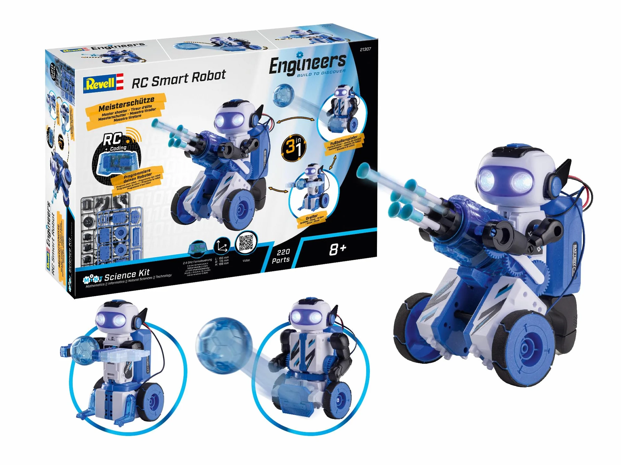 Robot Inteligente RC 3 en 1