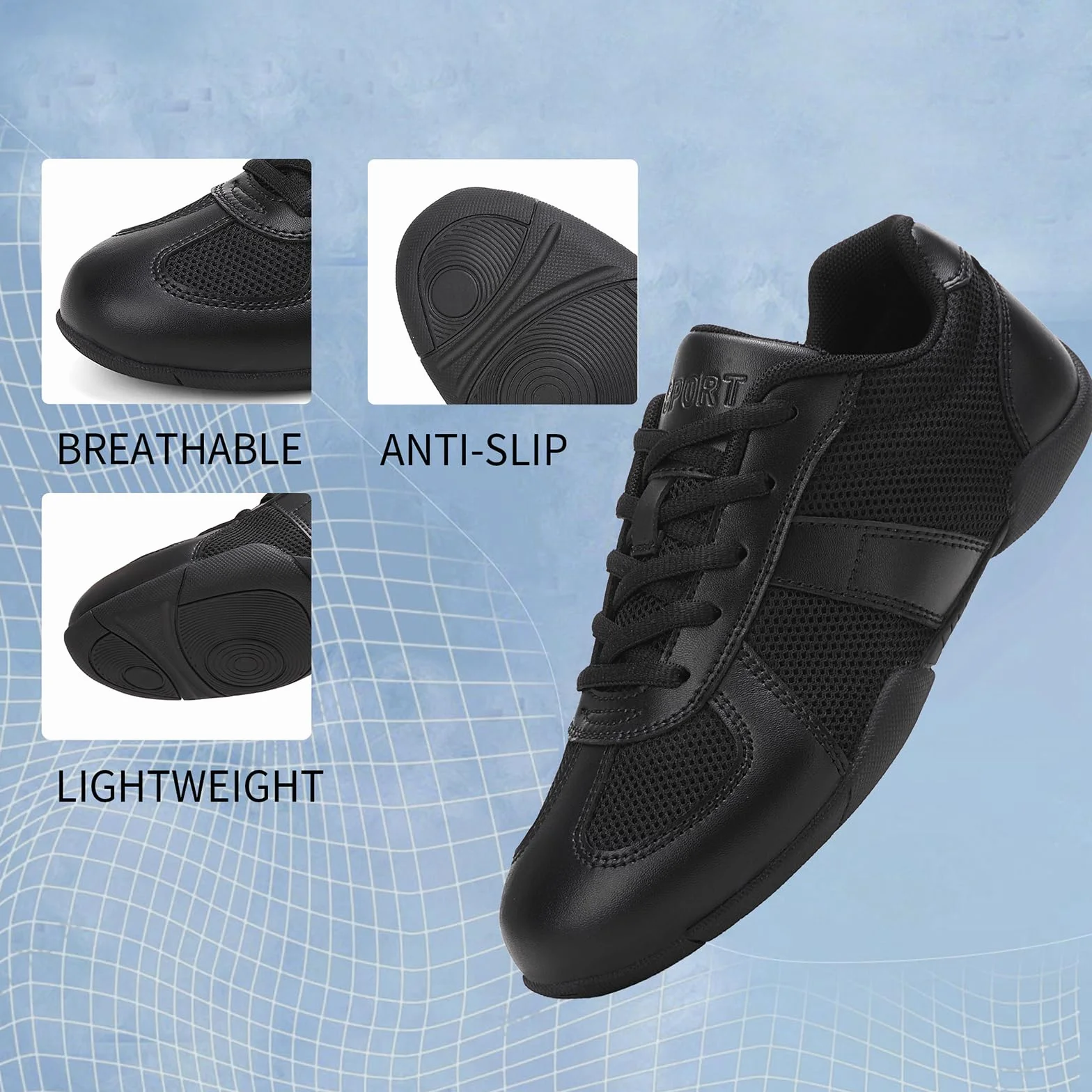 Zapatillas Cheerleading Niña Cheer Porrista Calzado Animadora Danza Gimnasia Sneakers