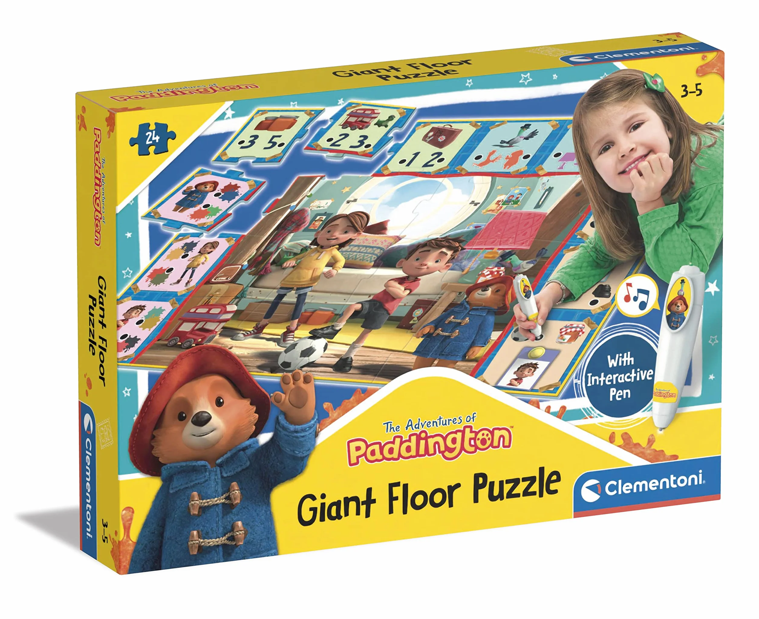 Clementoni - Paddington Puzzle de Suelo Gigante, 16390