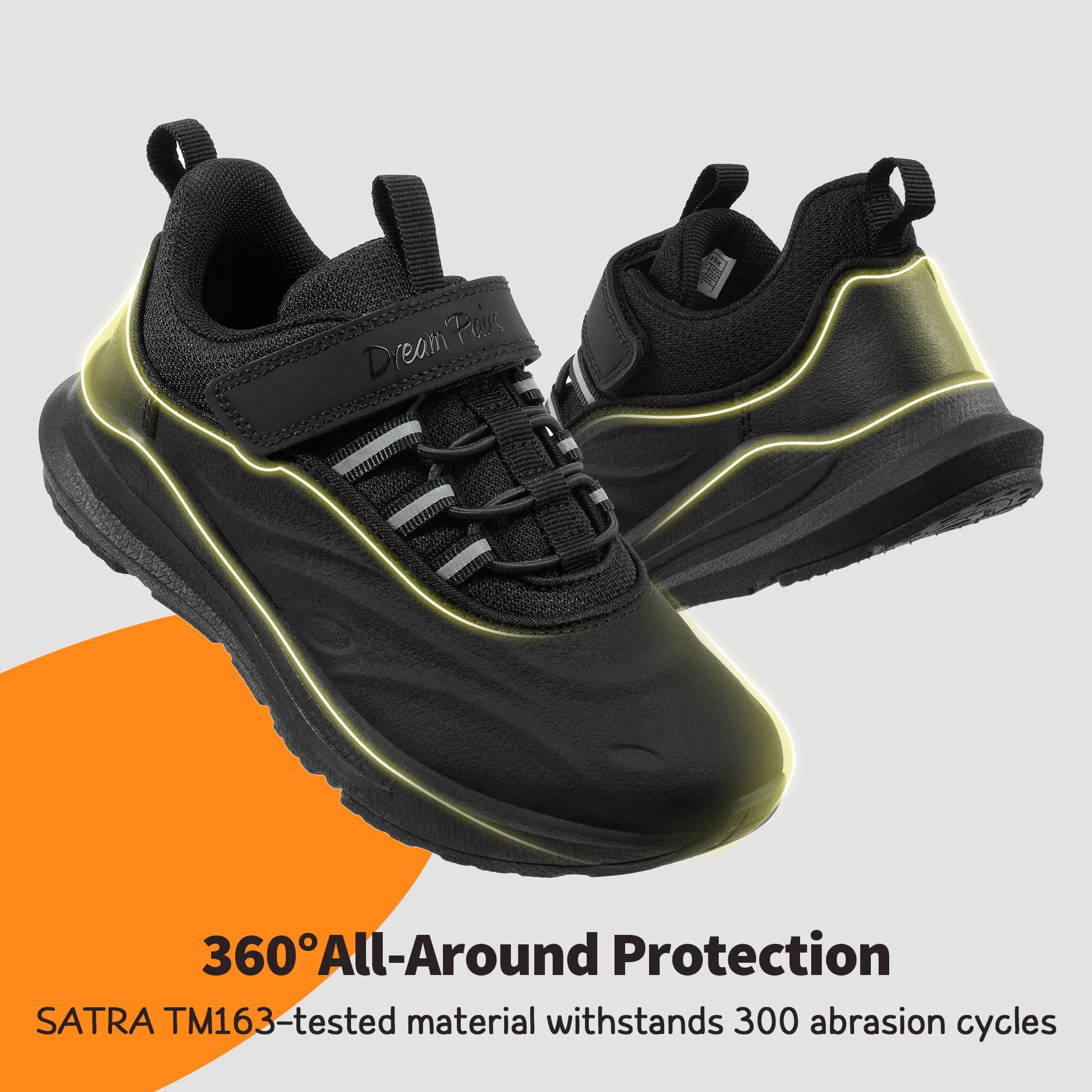 DREAM PAIRS Kids Zapatos Deportes Niños Niñas Tenis Durastep