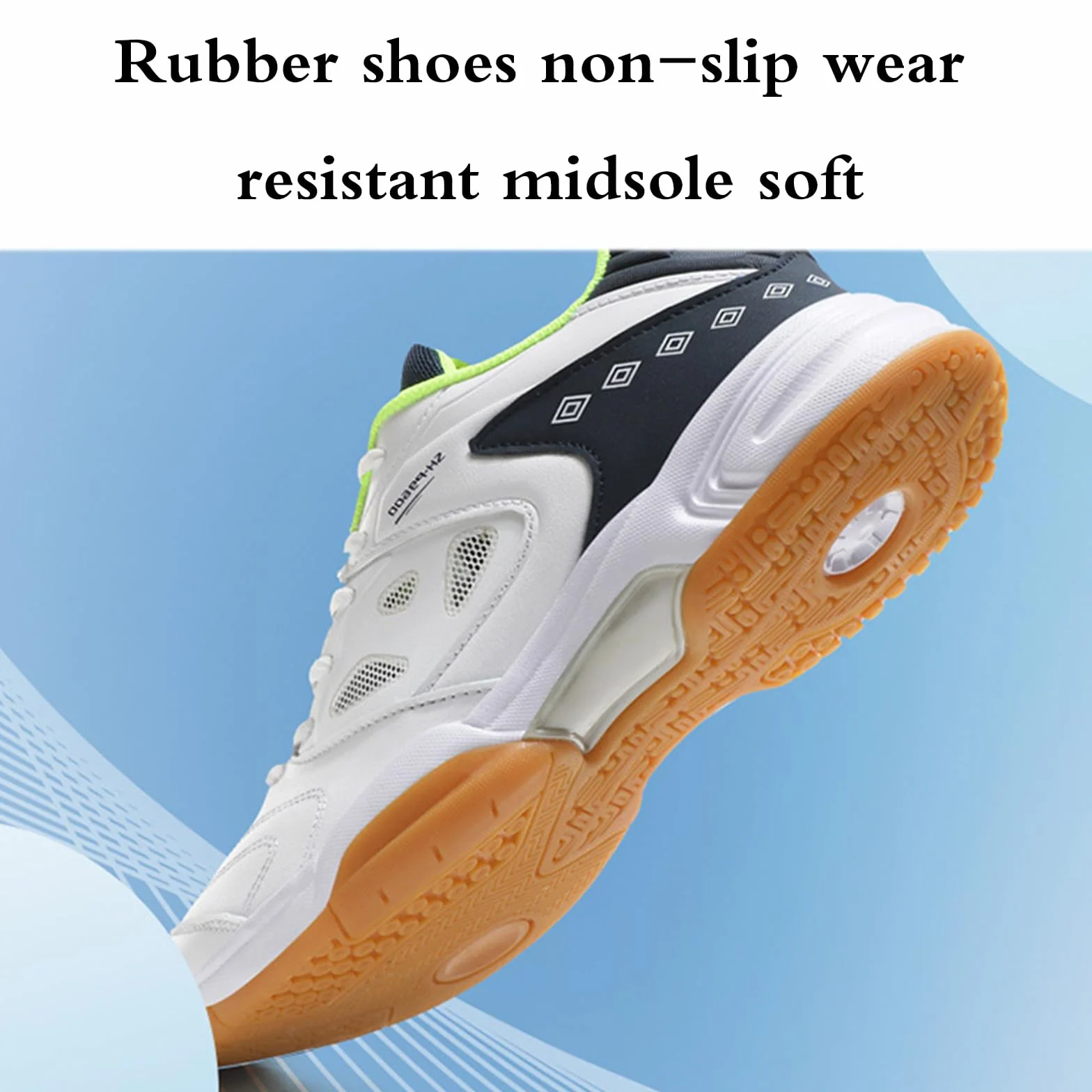 Zapatos de Bádminton Suaves para Hombre y Mujer, Zapatillas de Voleibol, Rebote Rápido, Transpirables