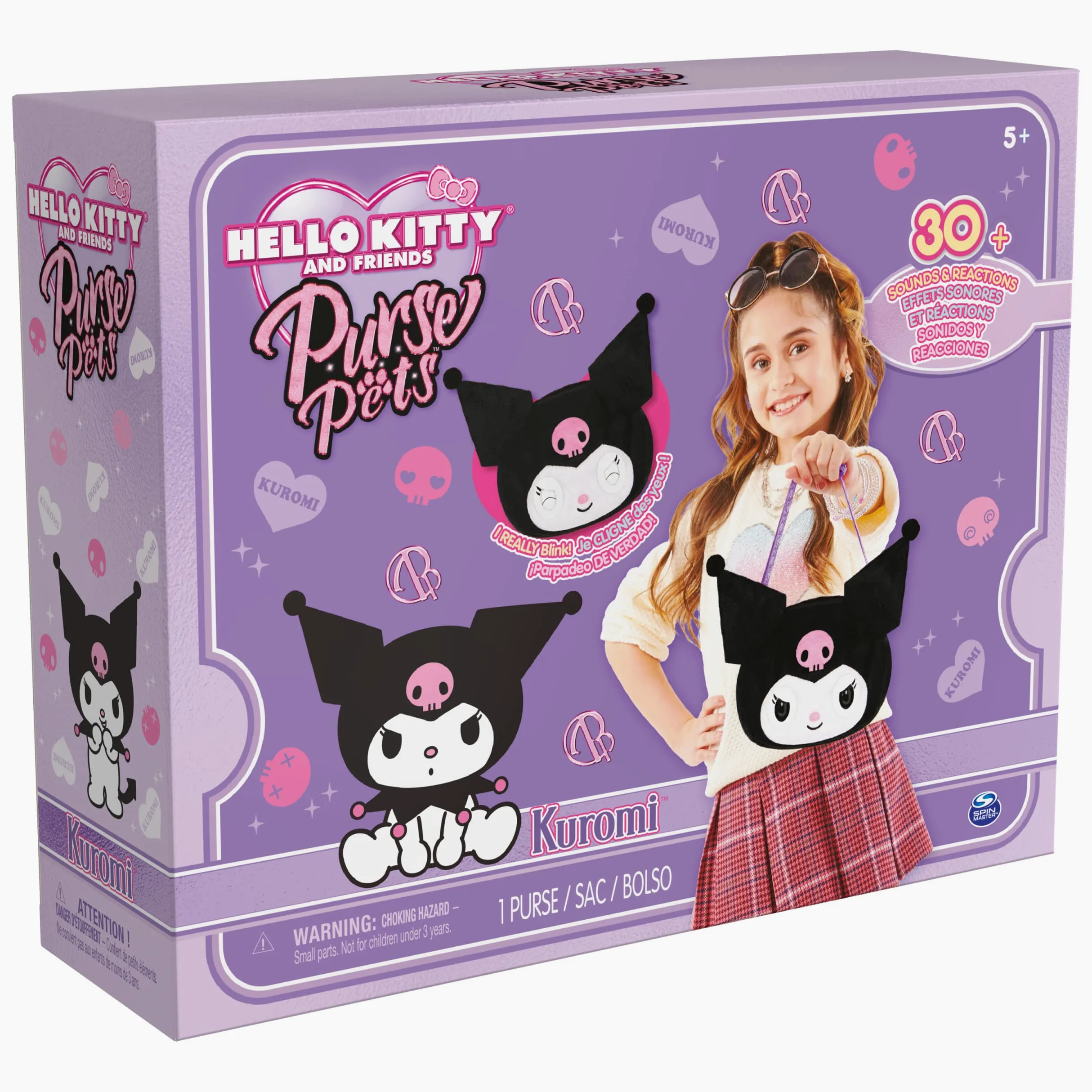 Purse Pets Pets Sanrio Kuromi, unisex (Spin Master 6065436)
