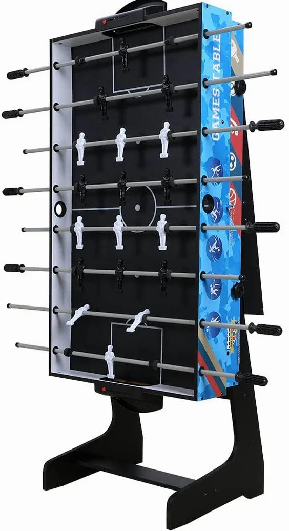 Mesa de Juego 5 en 1 para Fútbol Honkey Ping Pong Billar Baloncesto