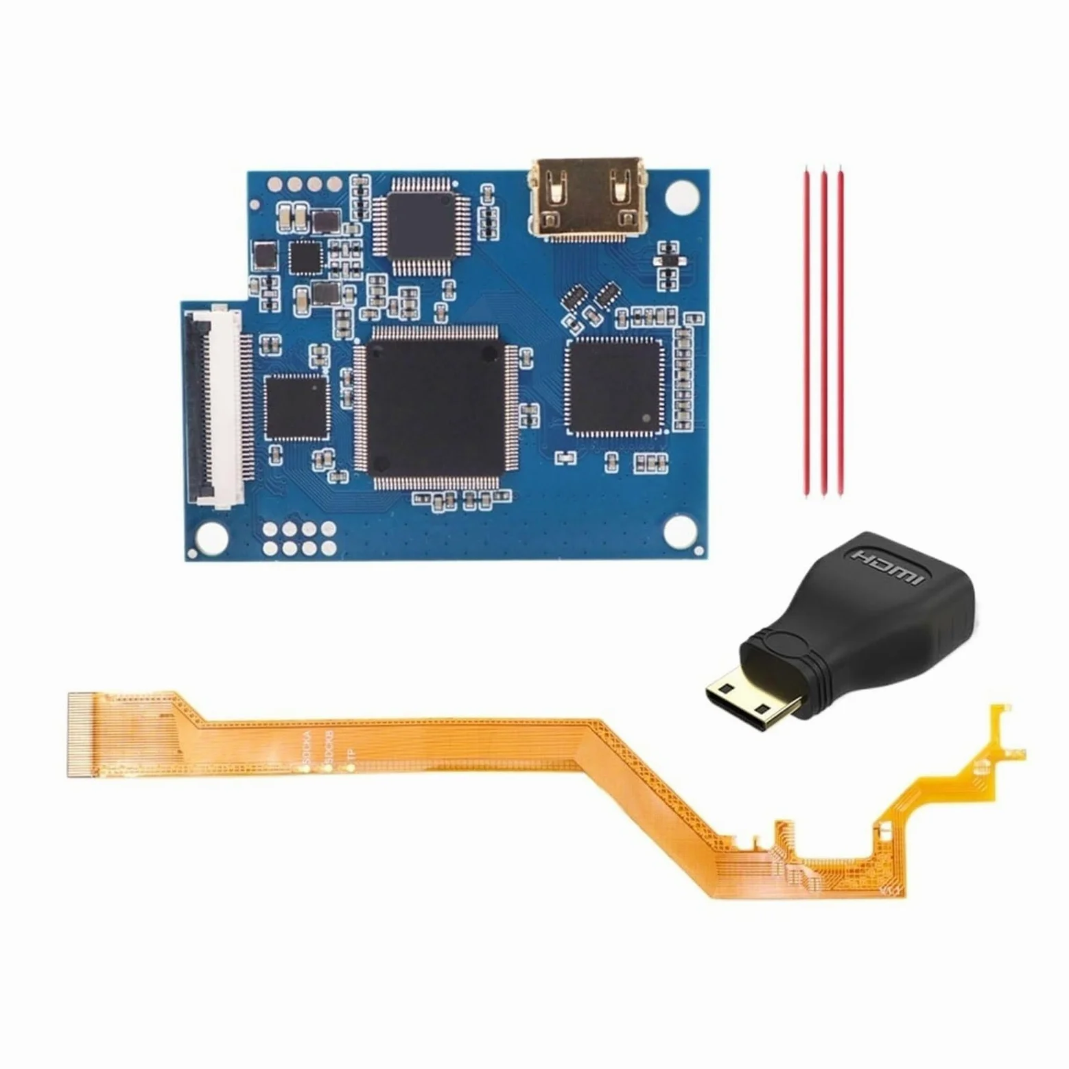 Kit de modificación digital HDMI, kit de modificación de TV HDMI 1080P, for consola SEGA Dreamcast(PCB kit with 1 cable)