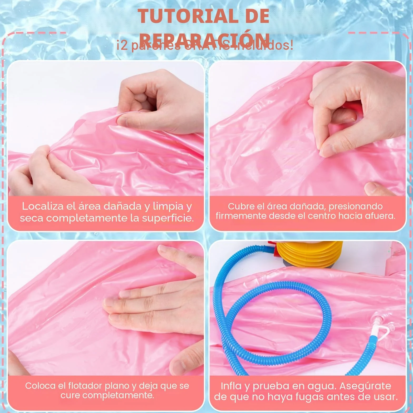 Ninonly Flotador Bebe Anillo de Natación Inflable Asiento con Bomba de Aire,2Parches de Reparación para Niños de 12 a 36 Meses Baño y Entrenamiento de Natación,Piscina,Playa,Bañera (Rosa Cangrejo)