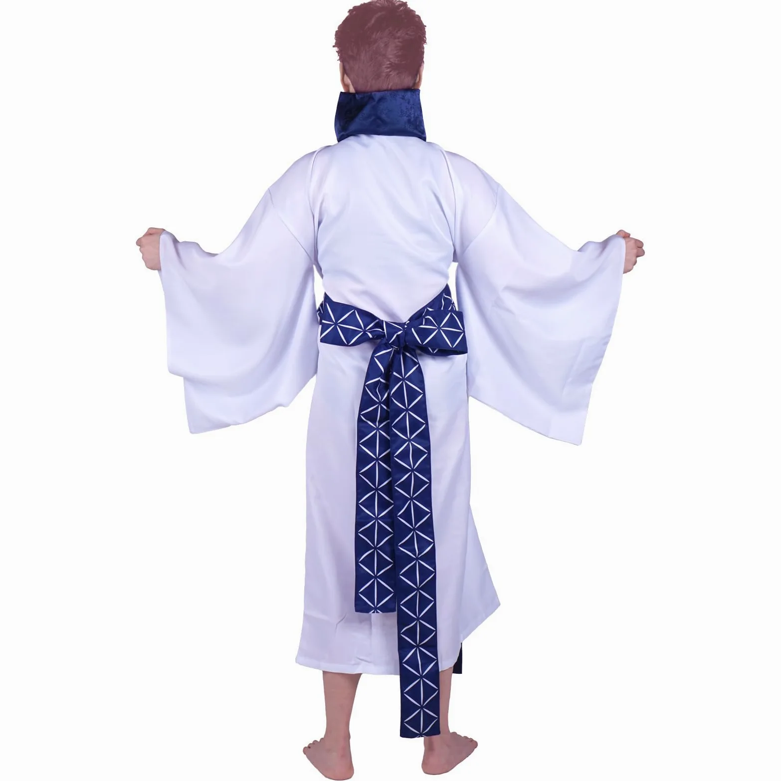 CoolChange Kimono de Ryomen Sukuna | Disfraz de cosplay para fans de Jujutsu Kaisen | con tatuaje facial | Tallas: S - XL