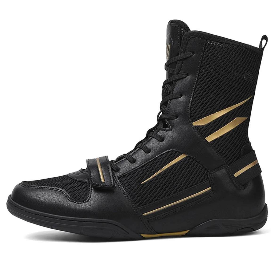 Zapatos Deportivos de Boxeo Transpirables de Malla Caña Alta para Hombre y Mujer