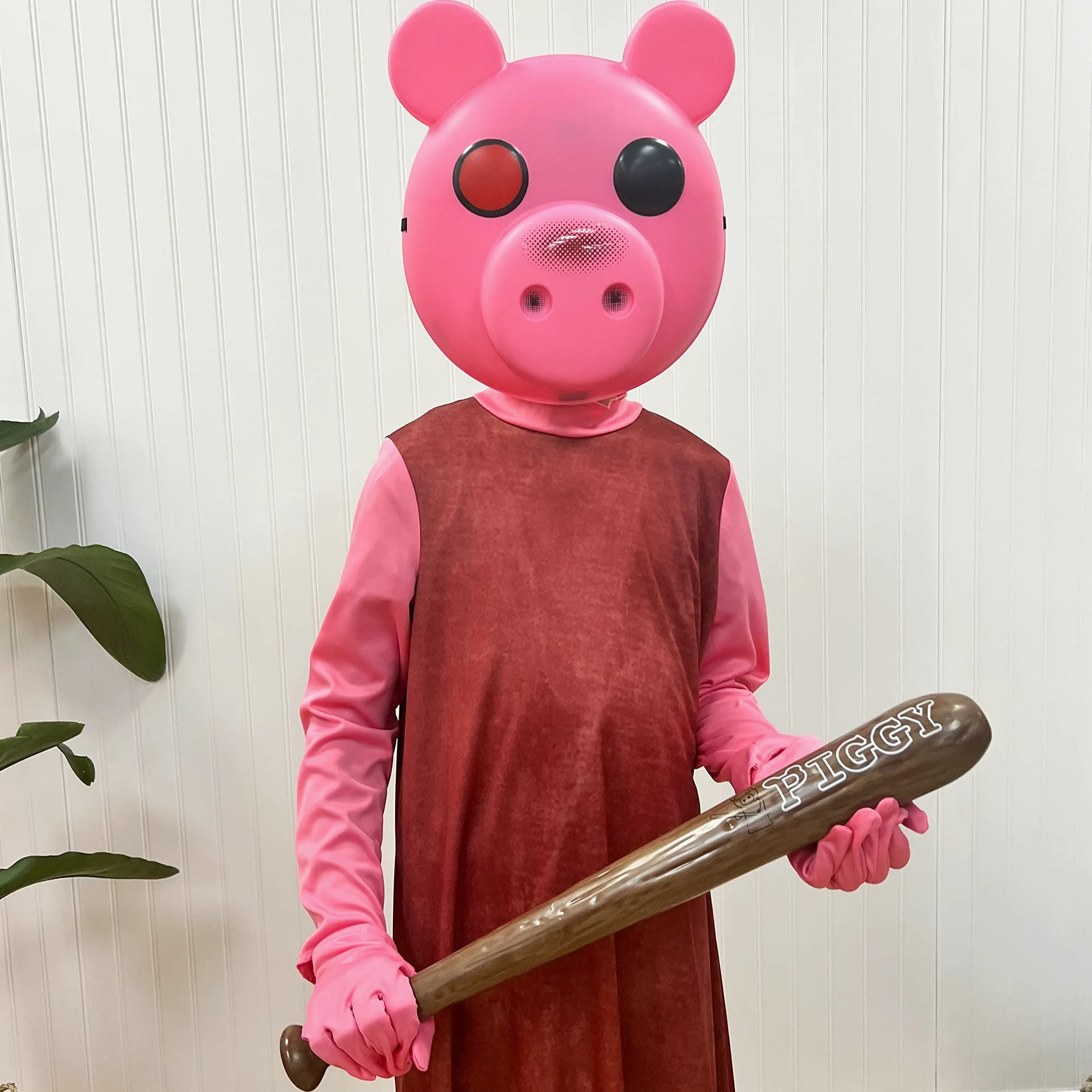Disguise Disfraz de cerdito para niños, disfraz oficial de videojuegos y máscara, talla (10-12)