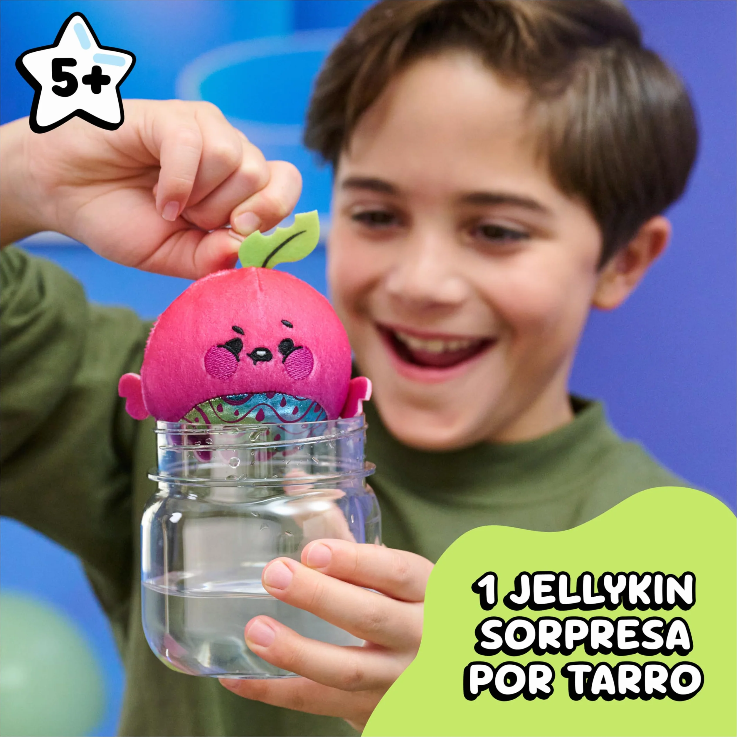 Magic Jellykins Peluche Sorpresa Mágico en Frasco que se Activa con Agua - 20 para Coleccionar - Juguetes Niñas 5 Años + Regalo