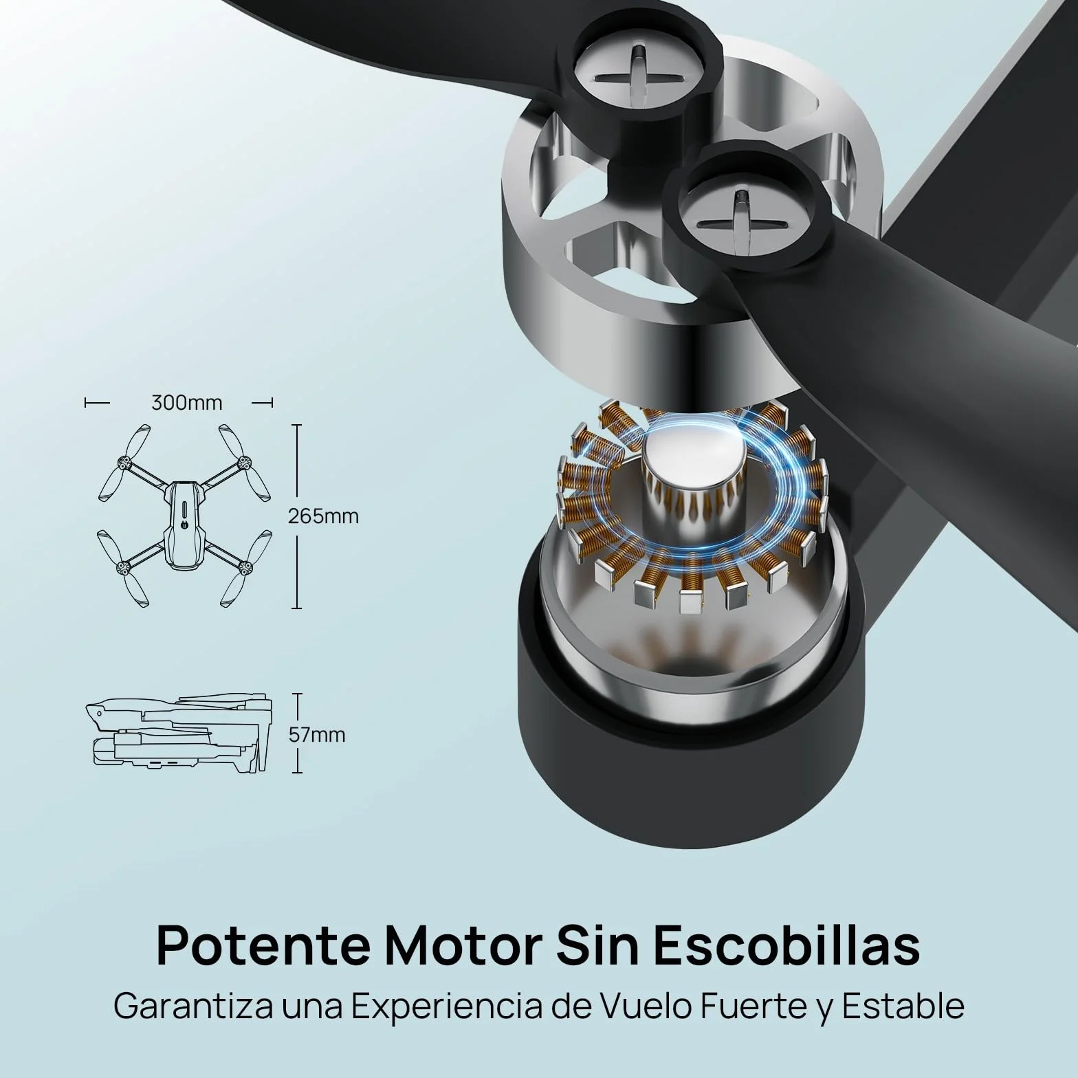 Ameta Drones con Camara 4K para Adultos, S20 Lite Dron para Niños Motor Brushless, Mini Drone FPV con 36min de Vuelo/Altitud Retención/Vuelo Círculo, Juguetes Regalo para Niños, Menos de 249g
