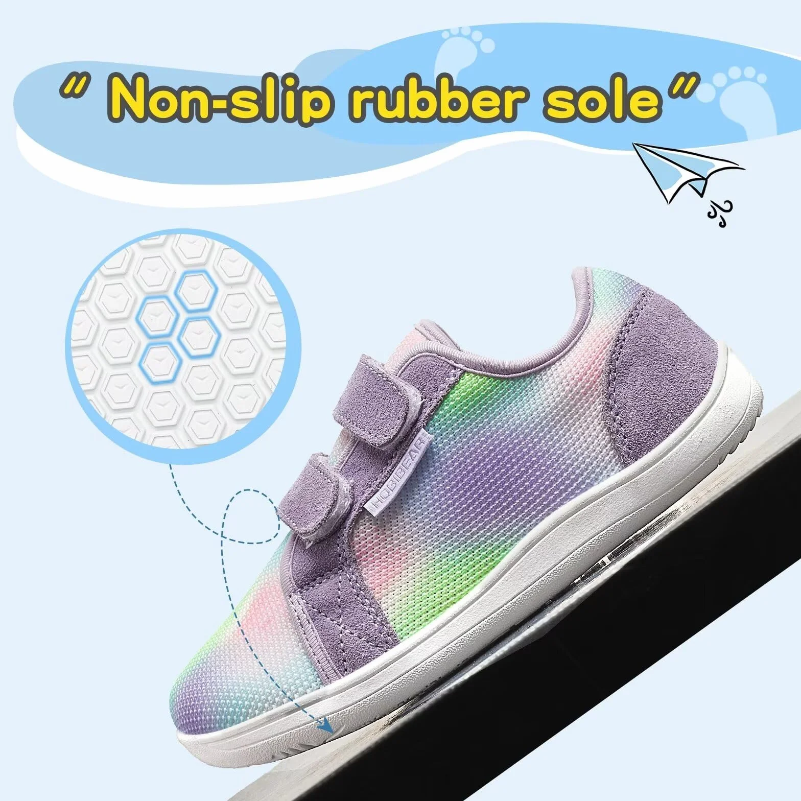HOBIBEAR Kids Calzado Descalzo Ancho Outdoor Trail Running Minimalist Walking Shoes