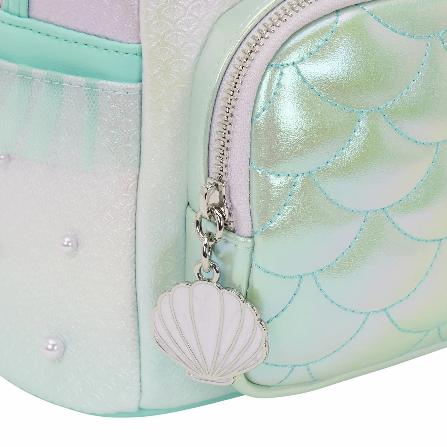 Loungefly Disney The Little Mermaid Iridescent Pearl Mini Mochila