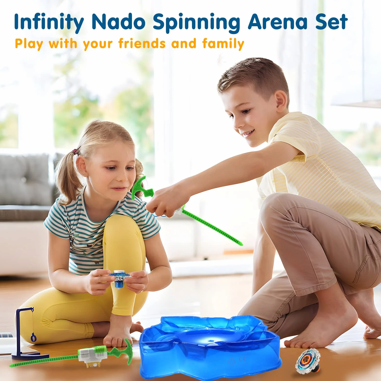 INFINITY NADO Spinning Tops para Niños de Juguete de Metal, Battle Tops Spinning Top Launcher Toy Boys, Infinity Nado Spinning Tops Boys 5+ Years, YW624602 Shadow Shark Delver Mecha Game