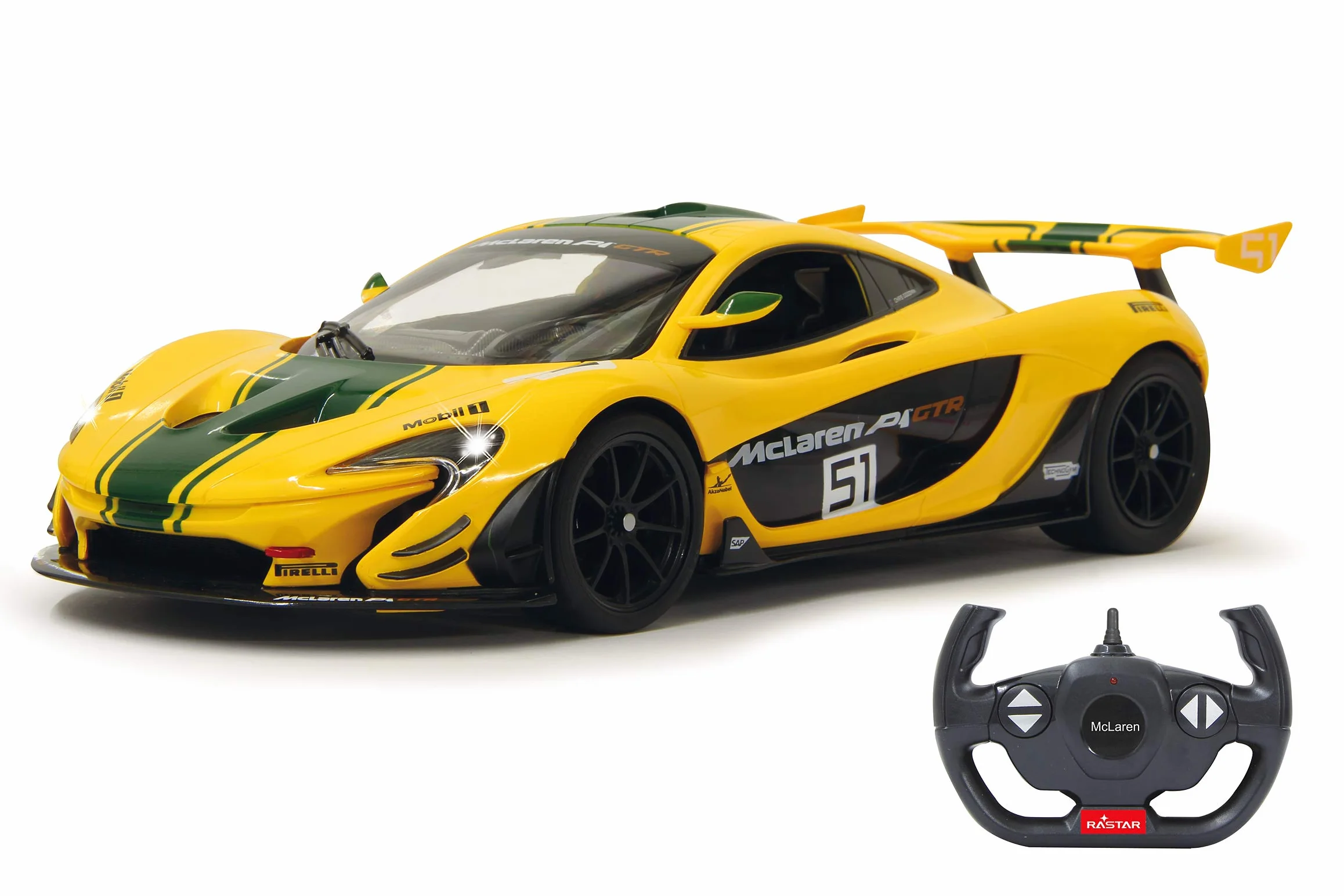 Jamara 405092 1:14 "Amarillo Mclaren P1 GTR 2.4g Modelo
